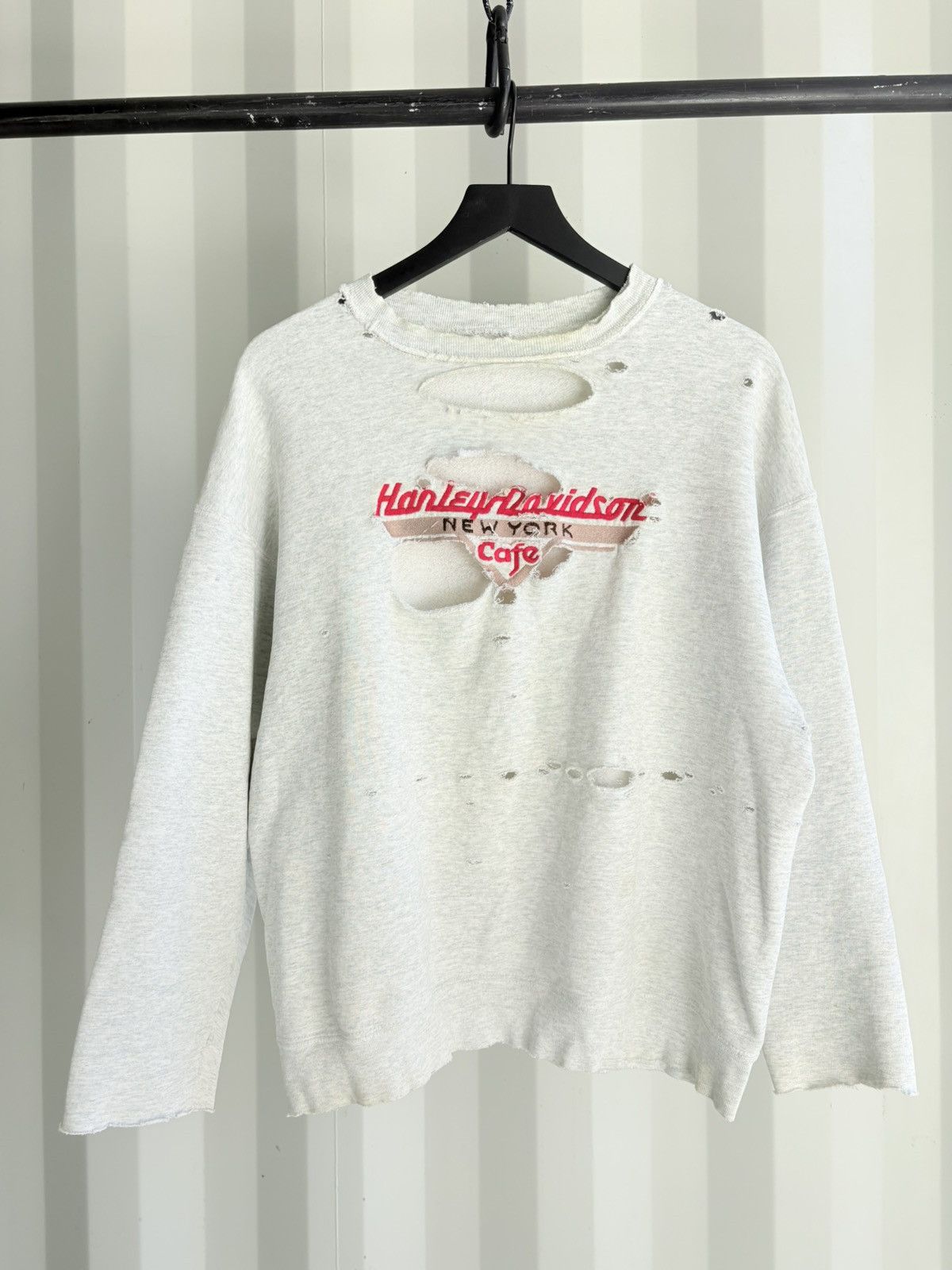 Harley Davidson Vintage Harley Sweatshirt Faded Distressed Grunge Band Size US L / EU 52-54 / 3 - 2 Thumbnail