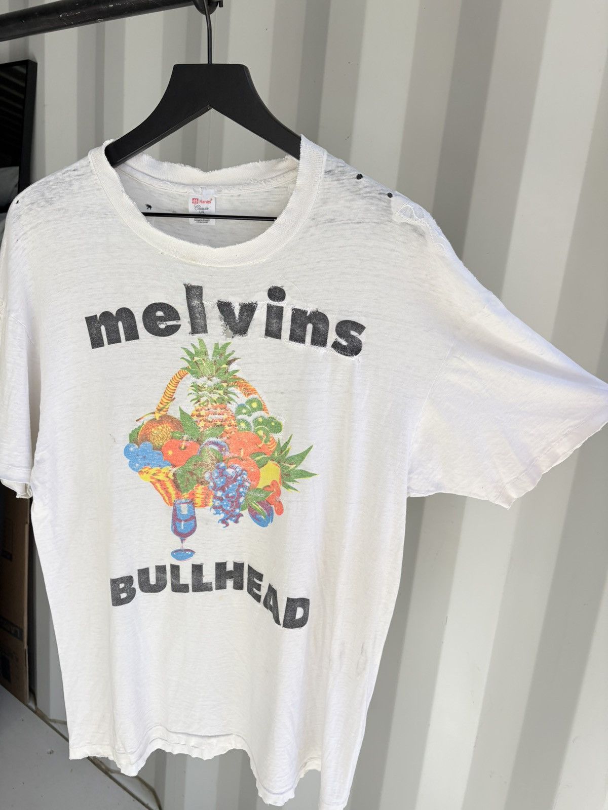 Band Tees Vintage Melvins Bullhead Shirt Faded Distressed Grunge Band Size US L / EU 52-54 / 3 - 2 Thumbnail