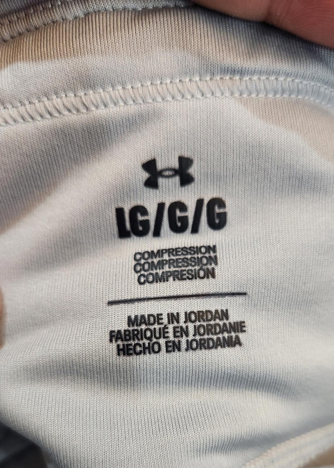 Under Armour Under Armour Women's Compression Leggings Light Gray Size LG Size 36" / US 14 / IT 50 - 3 Thumbnail