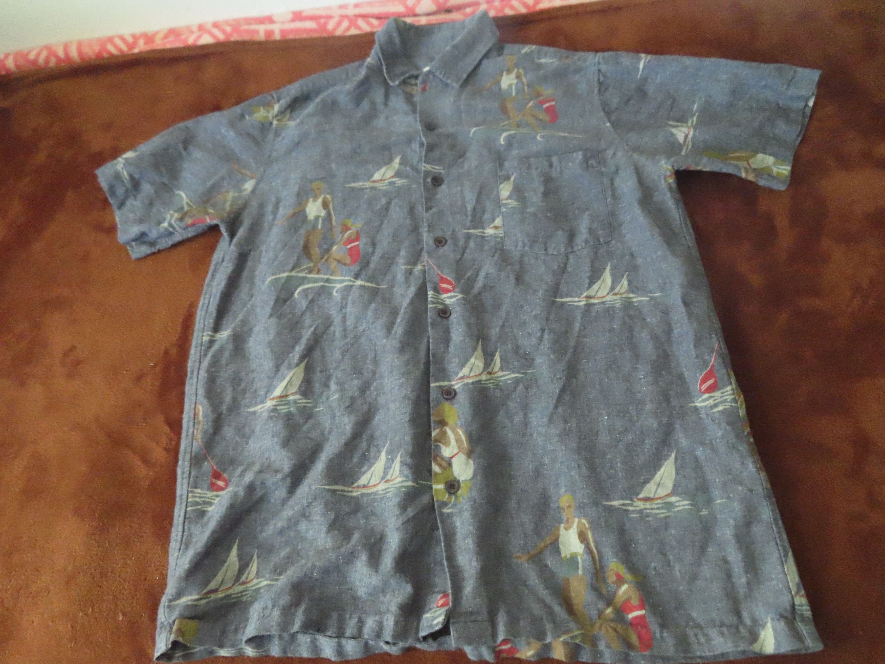 SHADES OF GREY micah cohen Water Boarding Sailing Shirt