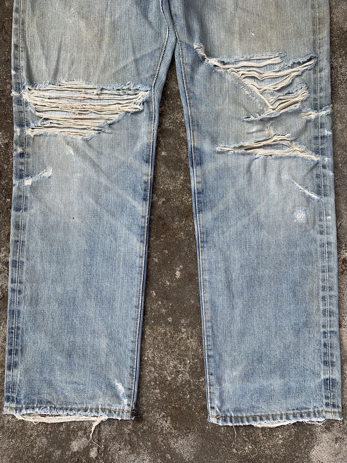 Levi's 🔥ACCOFFER🔥Vintage Levi’s 501 Big E Selvedge Distressed Denim Size US 34 / EU 50 - 5 Thumbnail