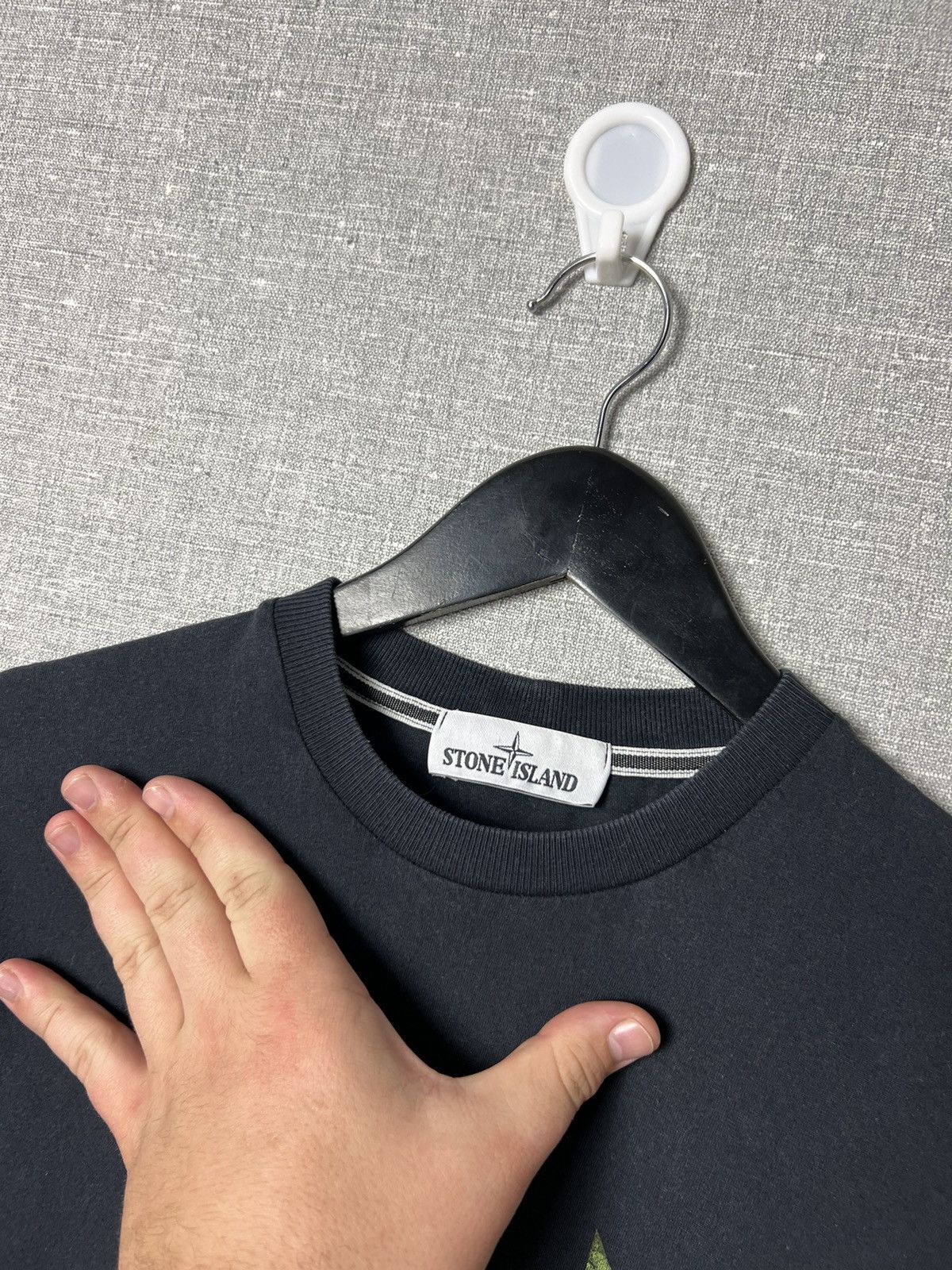 Stone Island Rare Stone Island Back Big Logo T-Shirt SI Men’s Tee Size M Size US M / EU 48-50 / 2 - 11 Thumbnail