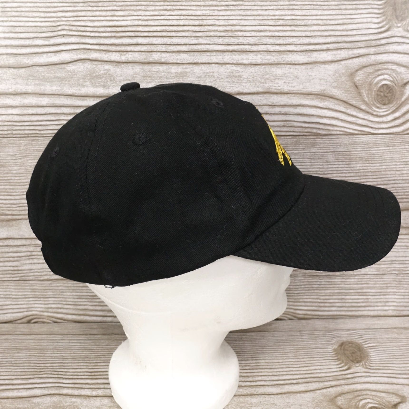 Logo 7 ANHEUSER BUSCH BLACK BASEBALL CAP UNISEX ADJUSTABLE LOGO ST LOUIS BREWERY Size ONE SIZE - 6 Thumbnail