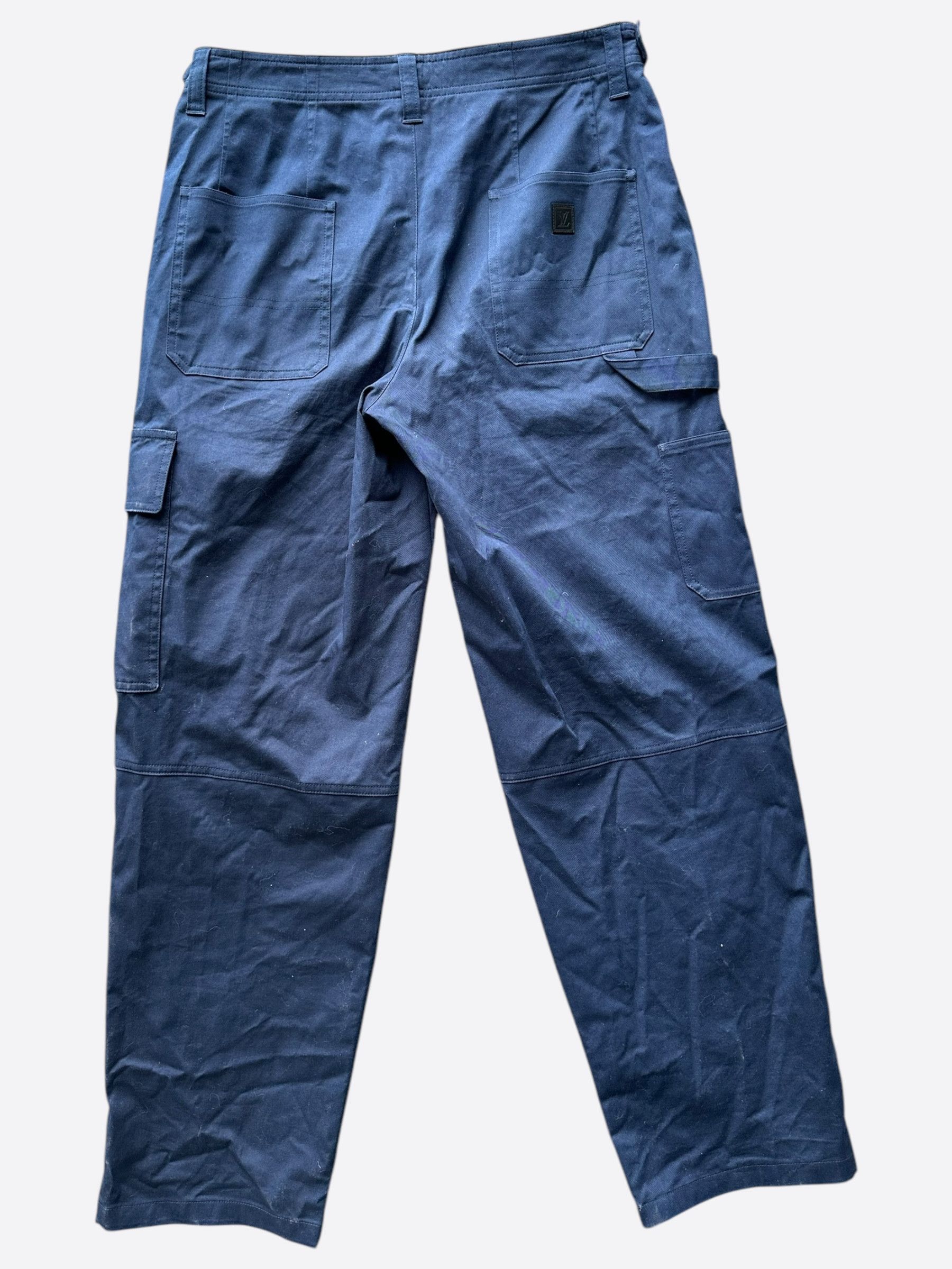 Louis Vuitton Louis Vuitton Navy Cargo Pants Size US 32 / EU 48 - 2 Thumbnail