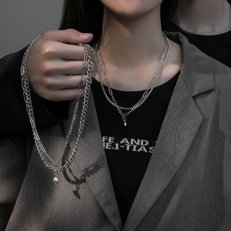 Other Dark STEAL! Y2K Chains Necklace Chain Size ONE SIZE - 2 Thumbnail