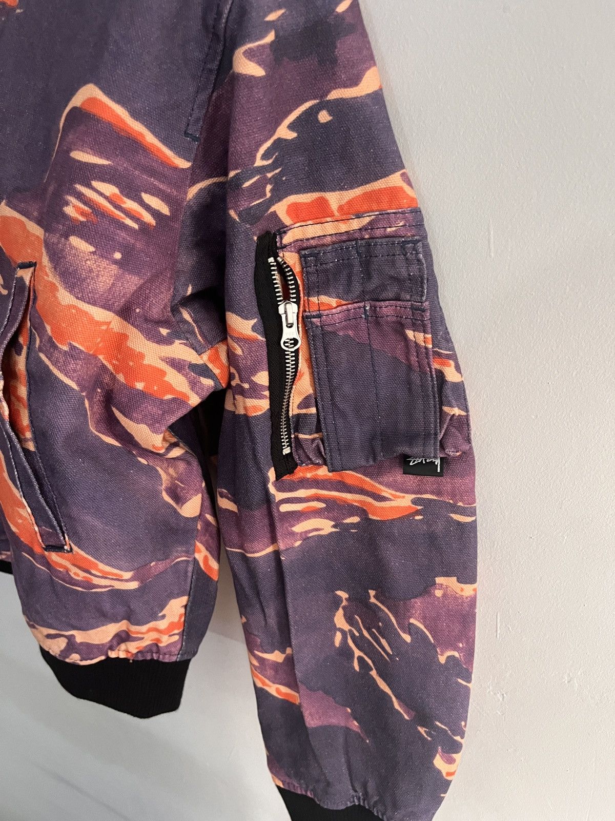 Stussy Tigris Canvas Bomber Jacket Size US S / EU 44-46 / 1 - 4 Thumbnail