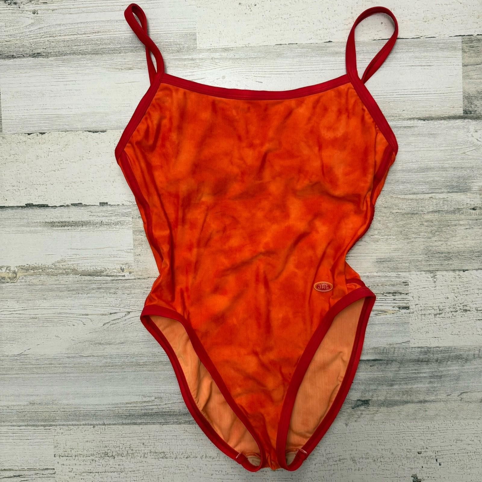 Jagermeister Vintage JAG high Leg Ut One Piece Orange One Piece Swimsuit Size ONE SIZE - 1 Thumbnail