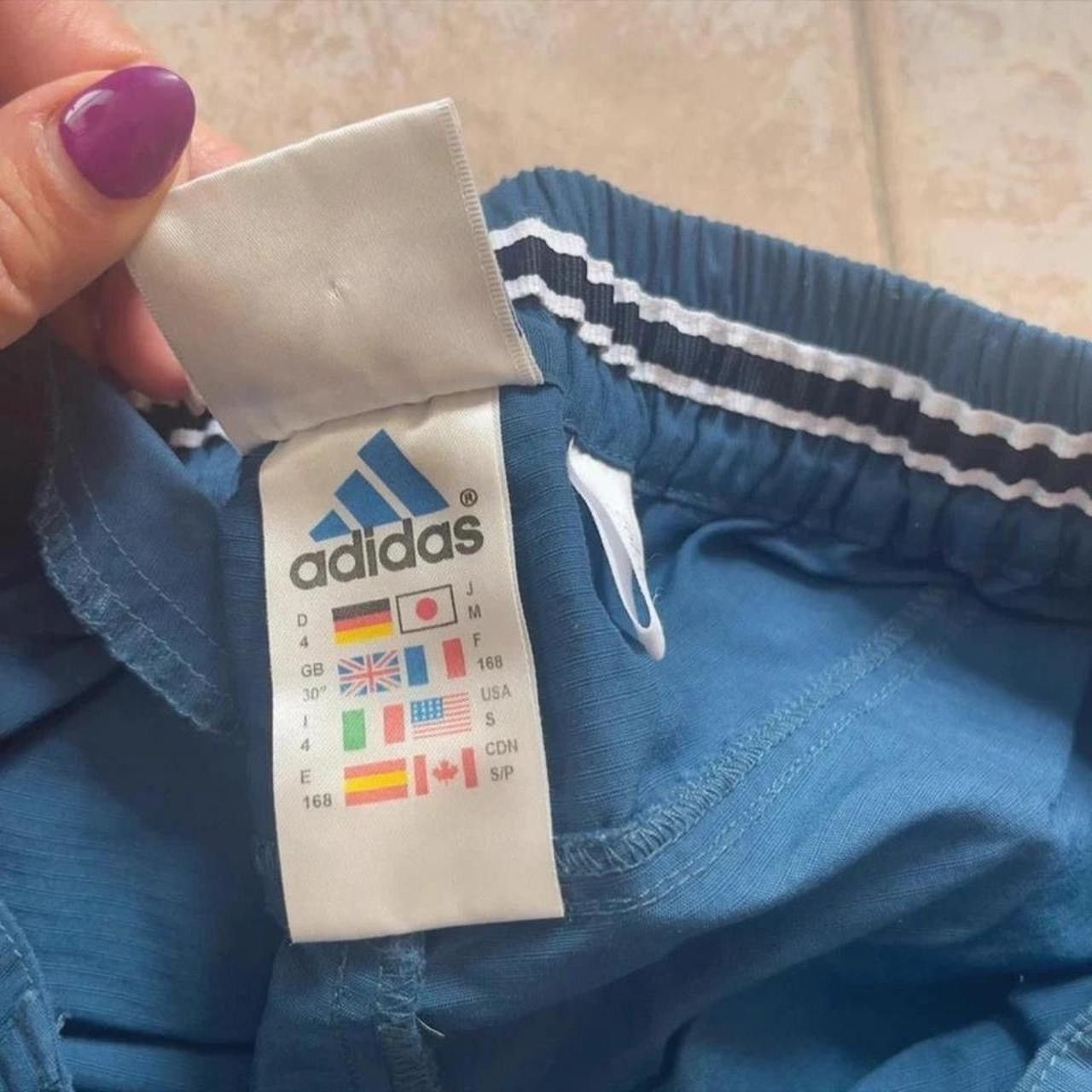 Adidas Adidas Vintage Men’s Capri Pants Size S Blue 90s. Size US 32 / EU 48 - 4 Thumbnail