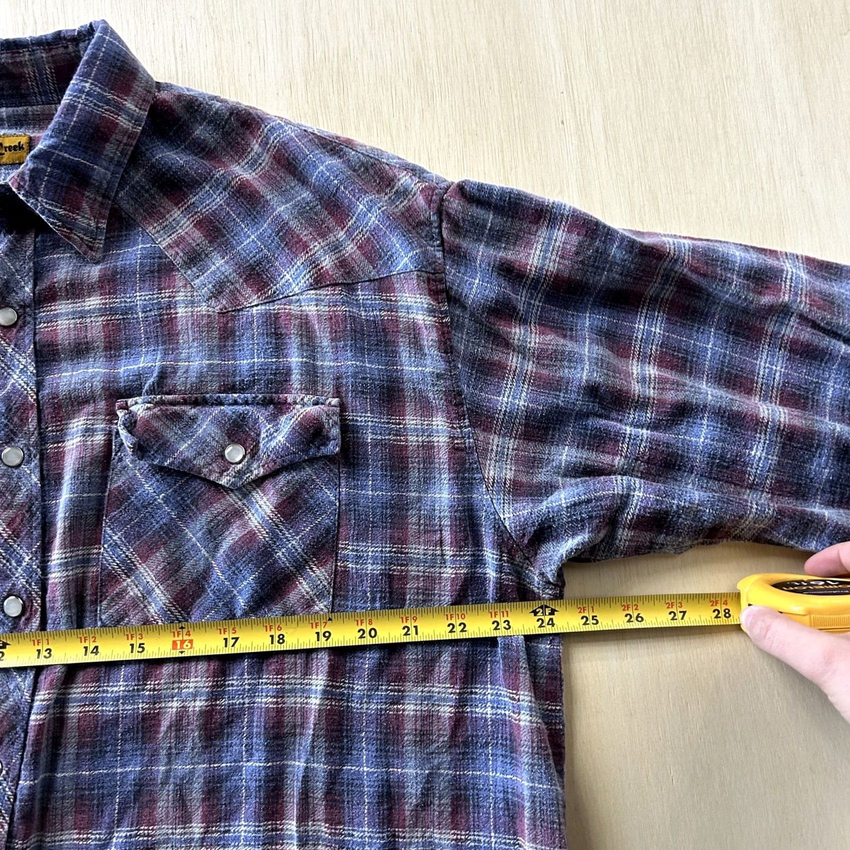 Vintage VINTAGE Cobra Creek Flannel Shirt Mens XL Blue Plaid Western Pearl Snap Shirt Size US XL / EU 56 / 4 - 4 Thumbnail