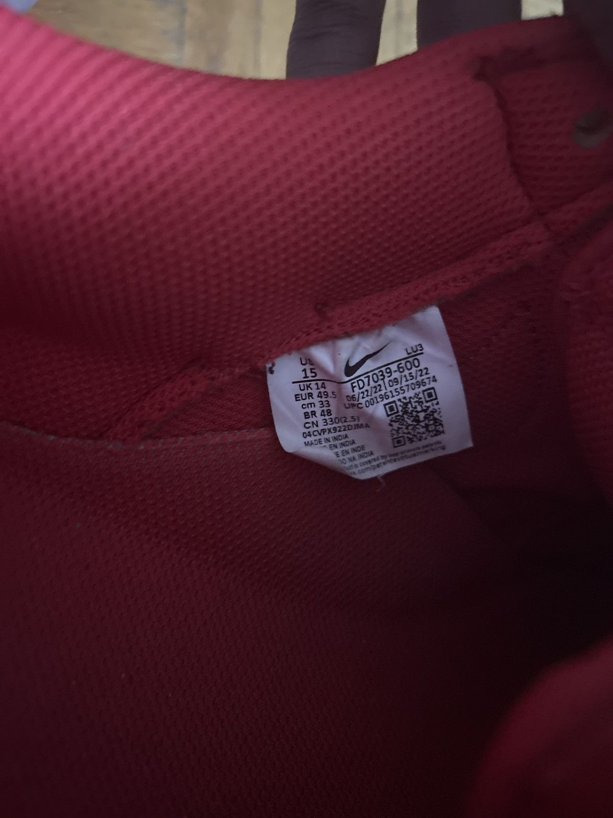 Nike Red nike air force 1s Size US 15 / EU 48 - 6 Thumbnail