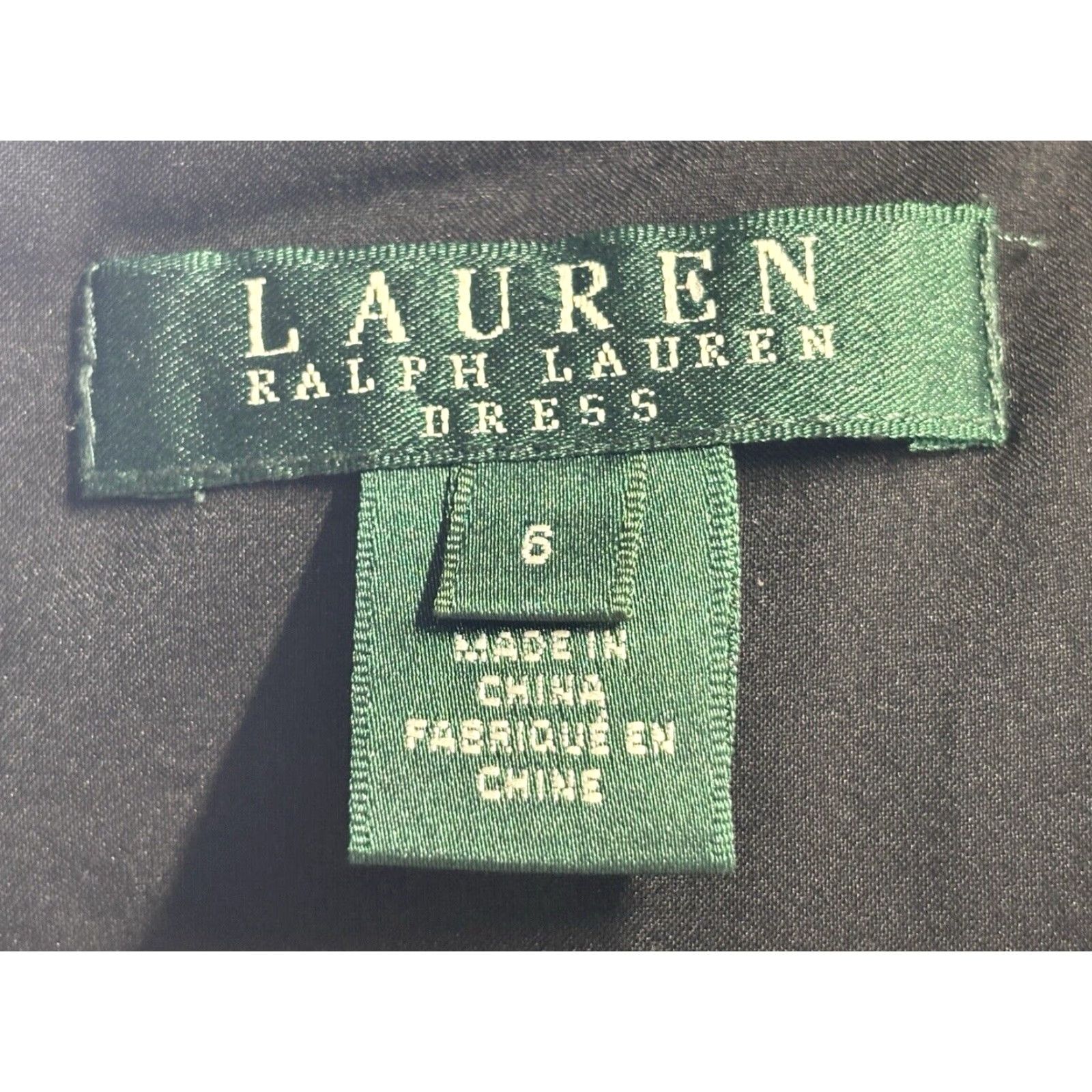 Ralph Lauren Lauren Ralph Lauren Sheath Dress Sz 6 Women’s Black Grey Short Sleeveless Size 28" / US 6 / IT 42 - 5 Thumbnail