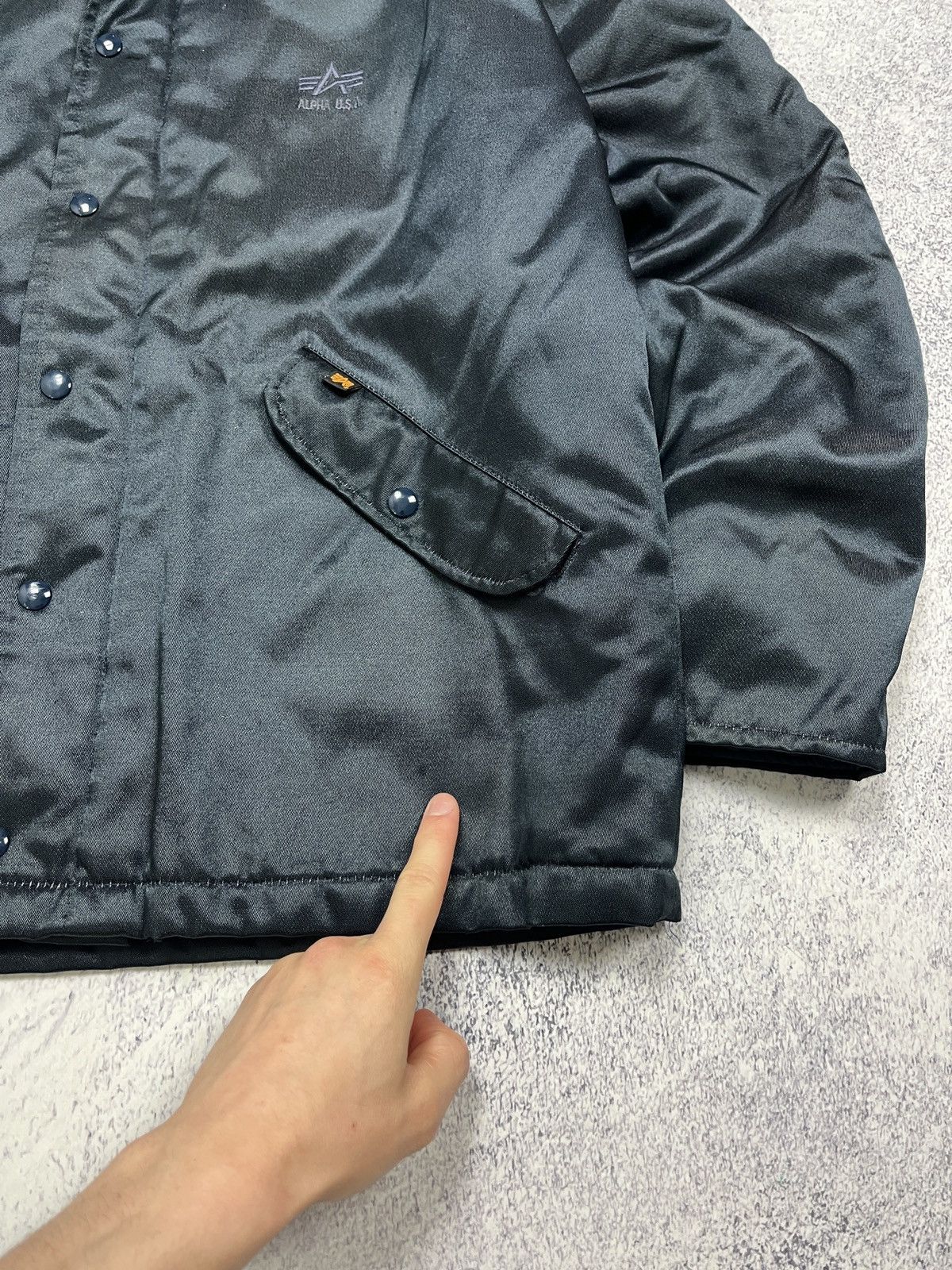 Alpha Industries × Vintage Vintage Alpha industries WI-96 Military Bomber Jacket USA Size US M / EU 48-50 / 2 - 7 Thumbnail