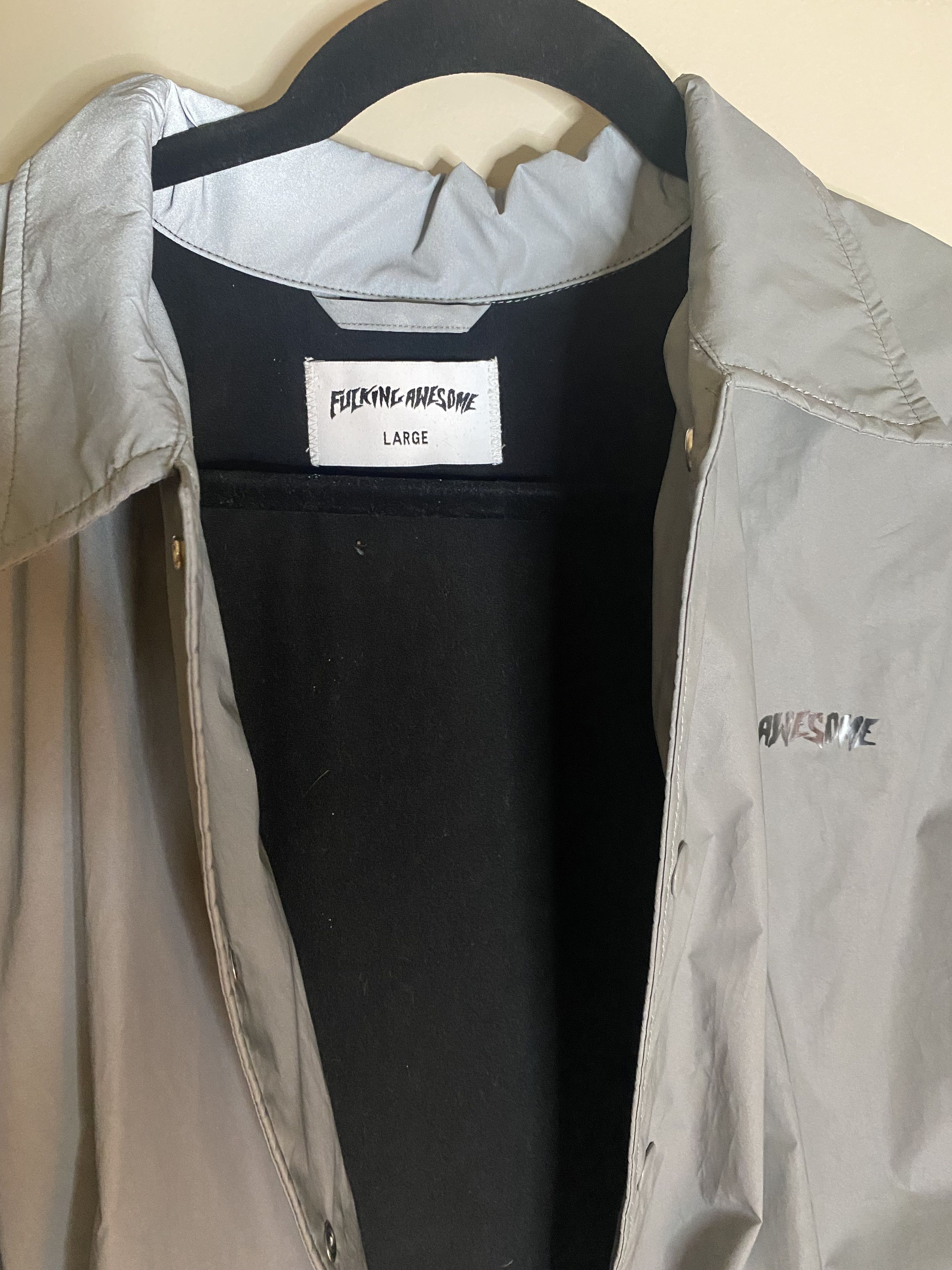 Fucking Awesome Fucking Awesome 3M reflective jacket Size US L / EU 52-54 / 3 - 4 Thumbnail