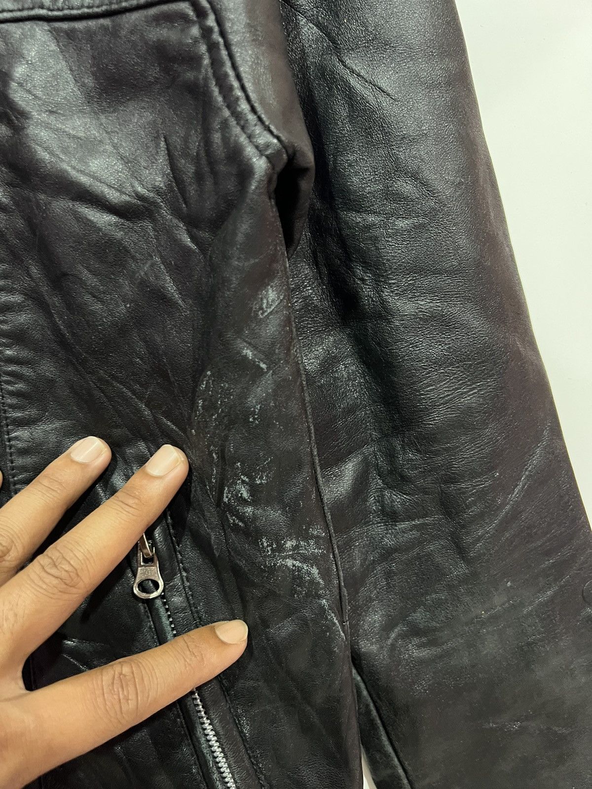 Japanese Brand Red Mohican distressed punk leather jacket Size M / US 6-8 / IT 42-44 - 6 Thumbnail