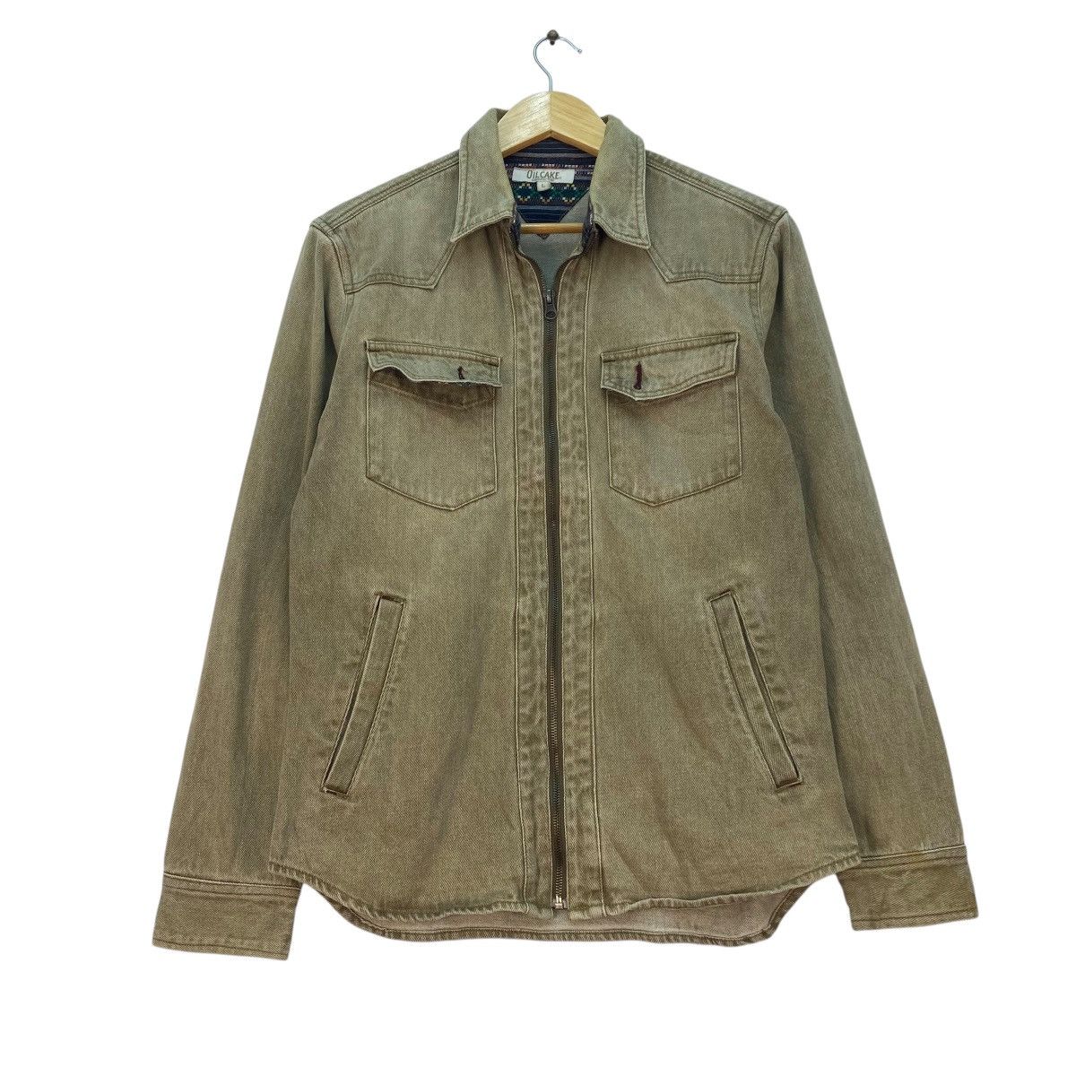 Japanese Brand 💥Oil Cake Denim Jacket Size US M / EU 48-50 / 2 - 1 Thumbnail