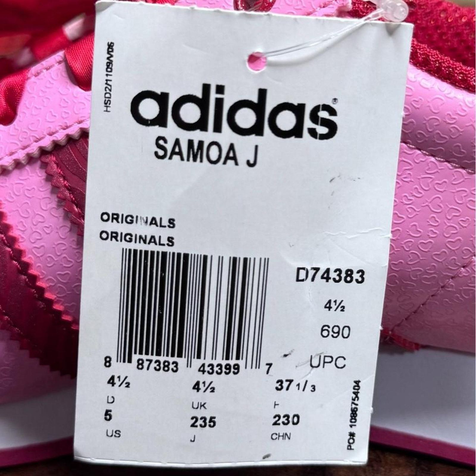 Adidas NWT Rare Adidas Samoa valentines shoes women’s size 5 Size US 5 / IT 35 - 5 Thumbnail