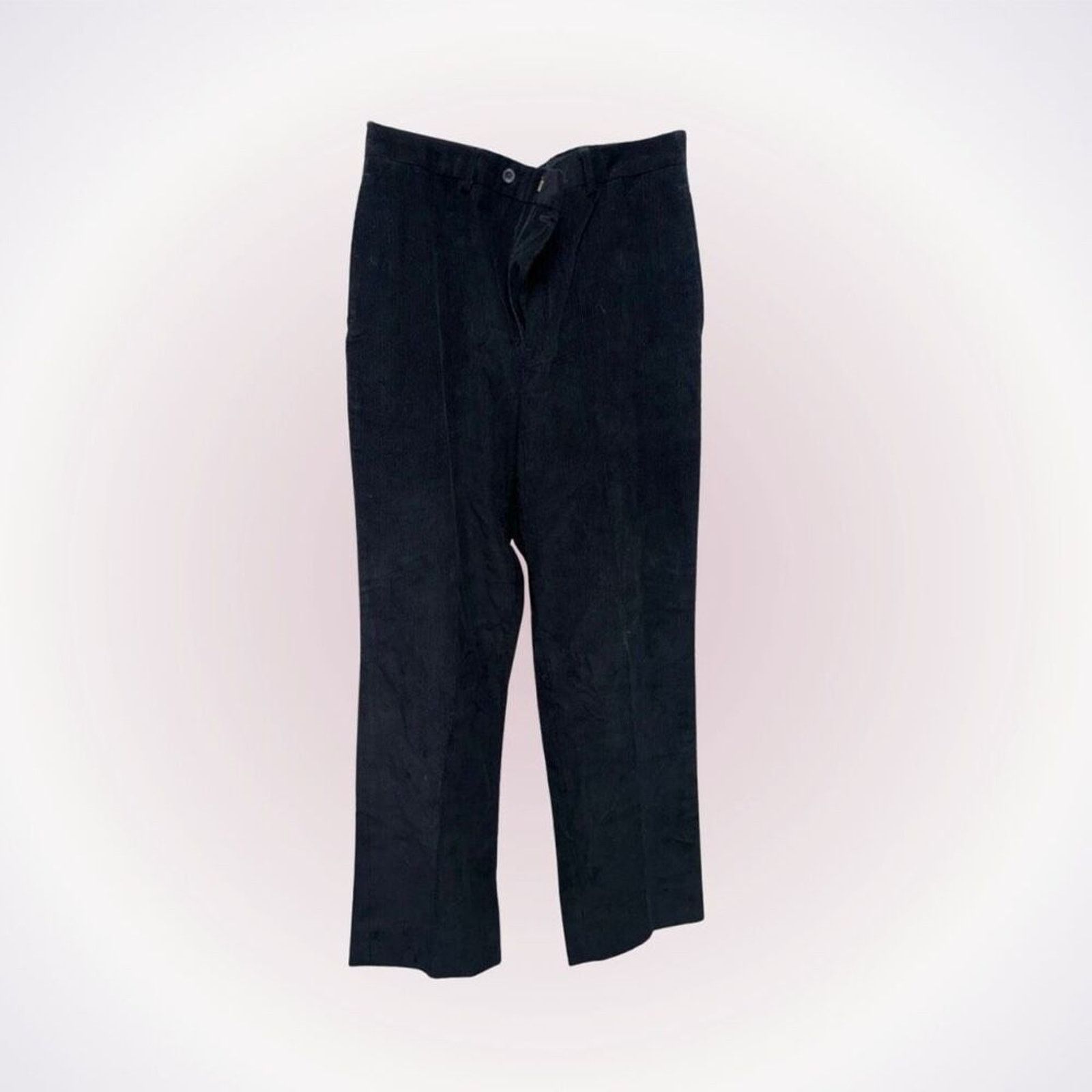 Jos A. Bank Black Corduroy Pants Sz 34 NWT