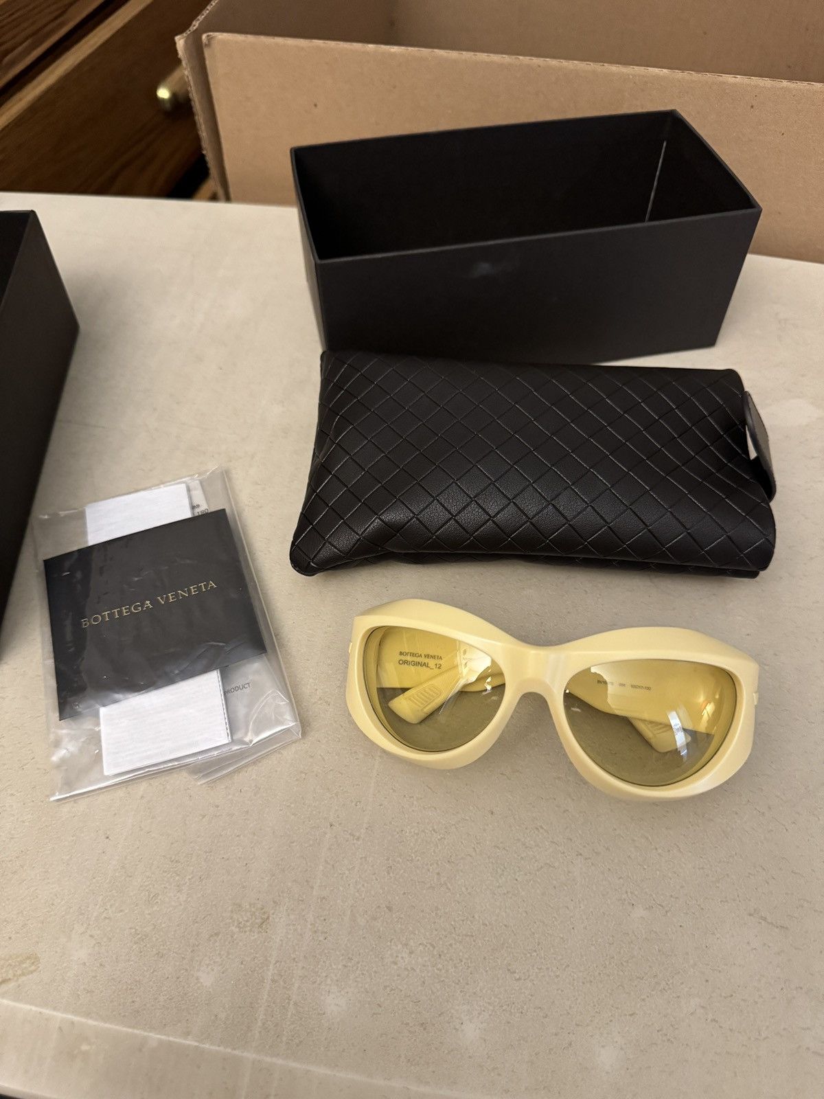 Bottega Veneta Bottega Veneta Thick Injection Round Sunglasses Original 12 Size ONE SIZE - 2 Thumbnail