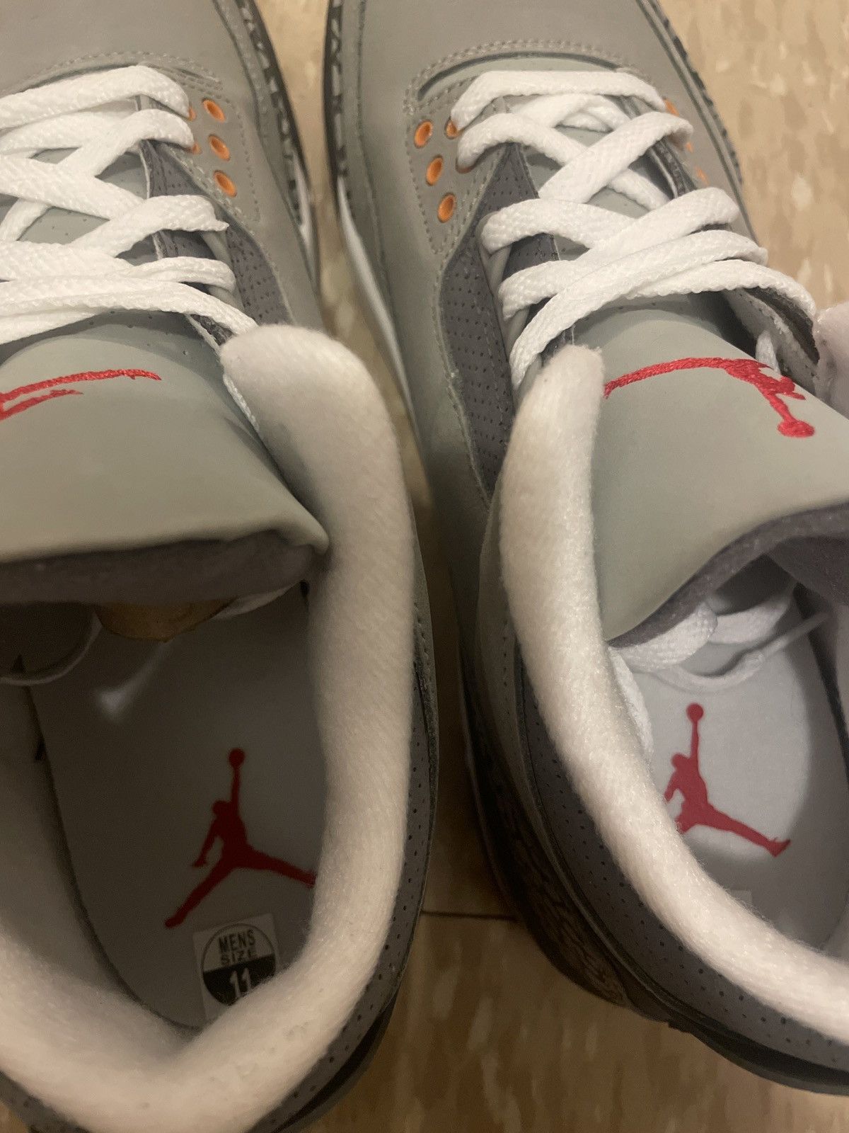 Jordan 3 cool grey size 11 brand new