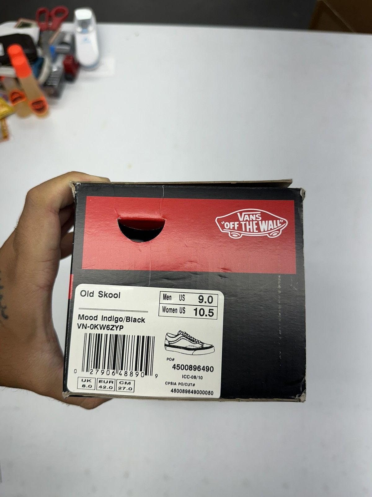 Vans Vans Old Skool Mood Indigo/Black size 9 Size US 9 / EU 42 - 4 Thumbnail
