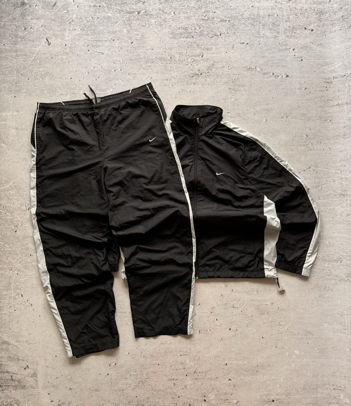 NIKE VINTAGE OVERSIZE DRIL TRACK SUIT Y2k