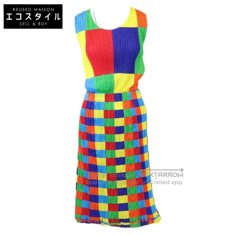 Issey Miyake Issey Miyake Color-block Dress Size M / US 6-8 / IT 42-44 - 3 Thumbnail