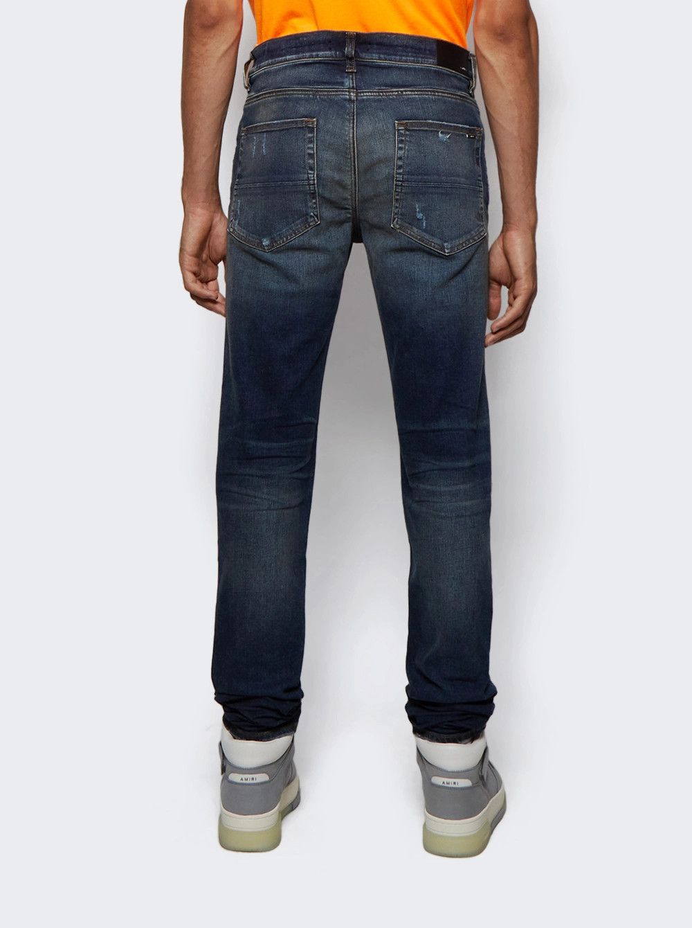 Amiri o1gr1nt0525 MX1 Ultrasuede Jeans in Deep Classic Size US 34 / EU 50 - 5 Thumbnail
