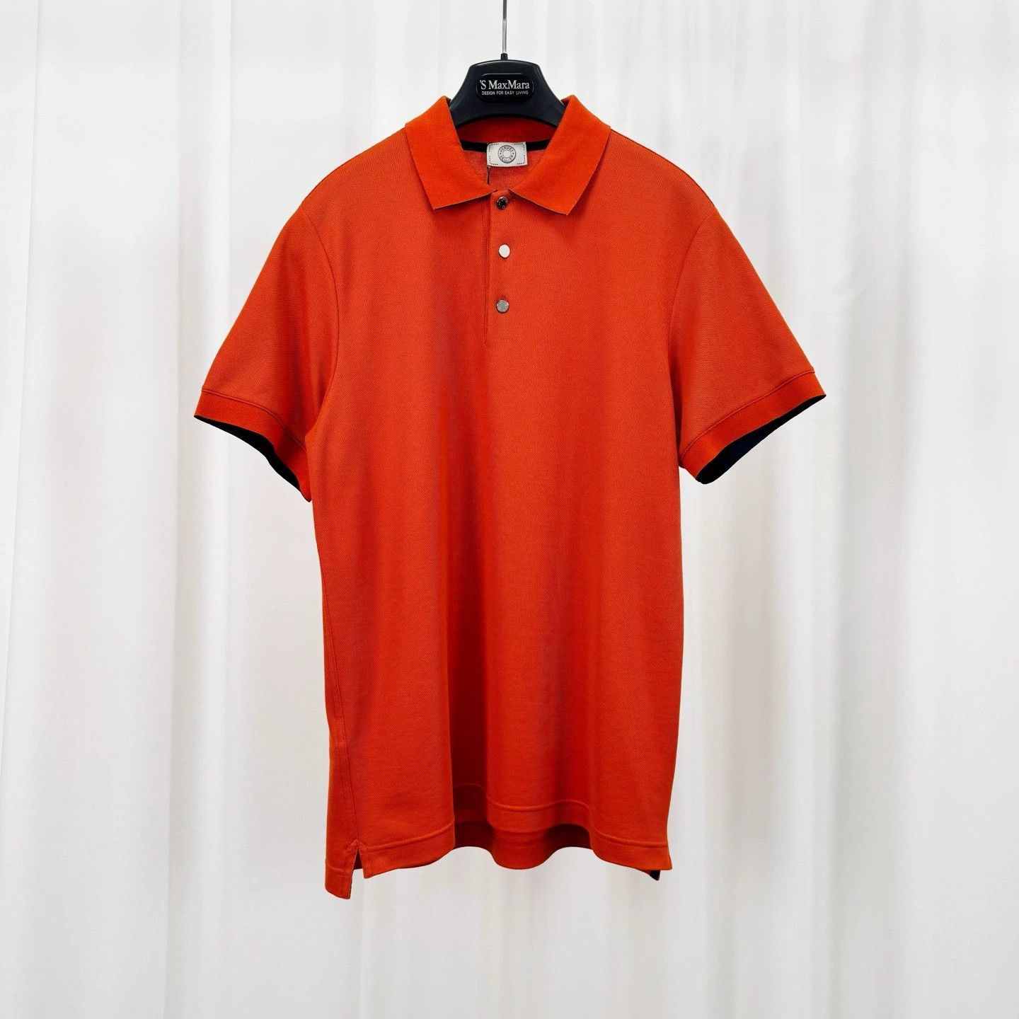 Hermes Hermes Orange Equestrian Polo Short Sleeve - dmc Size US M / EU 48-50 / 2 - 1 Thumbnail