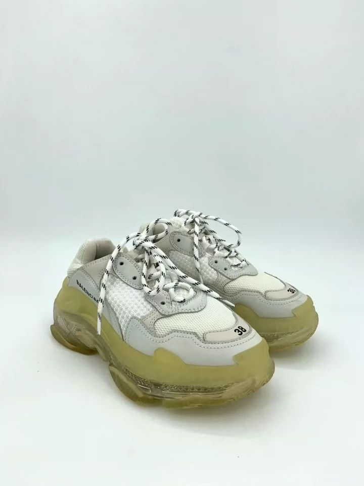 Balenciaga Mesh lace-up platform low-top dad shoes 2502-Nex