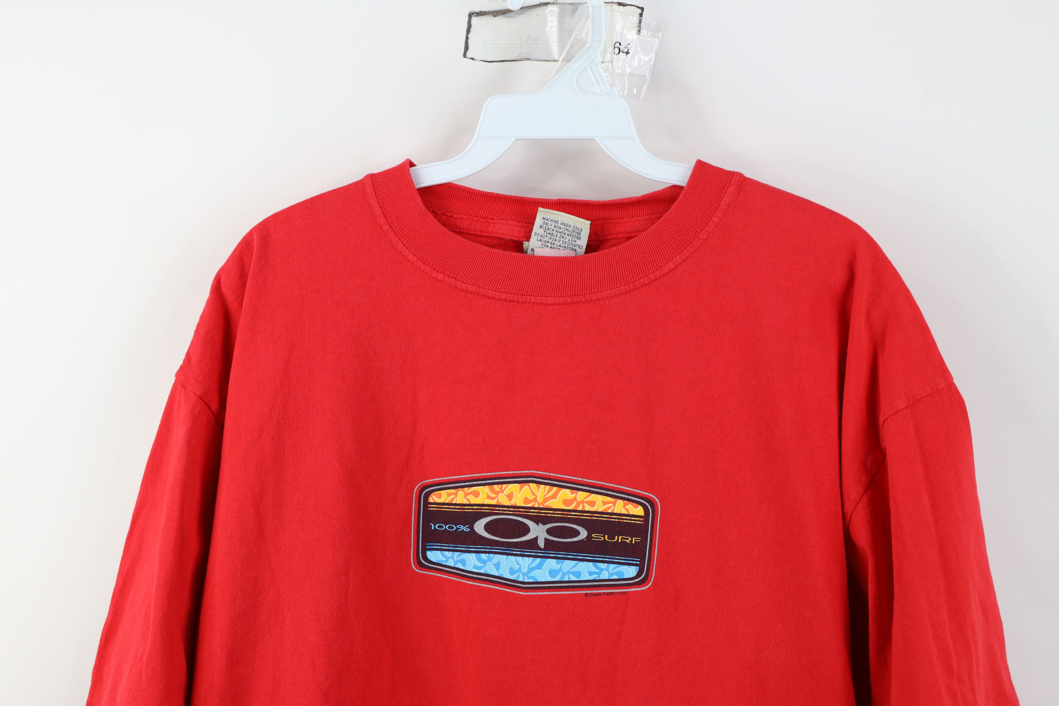 Ocean Pacific Vintage Y2K 2000 Ocean Pacific OP Surf Cropped T-Shirt Size L / US 10 / IT 46 - 2 Thumbnail