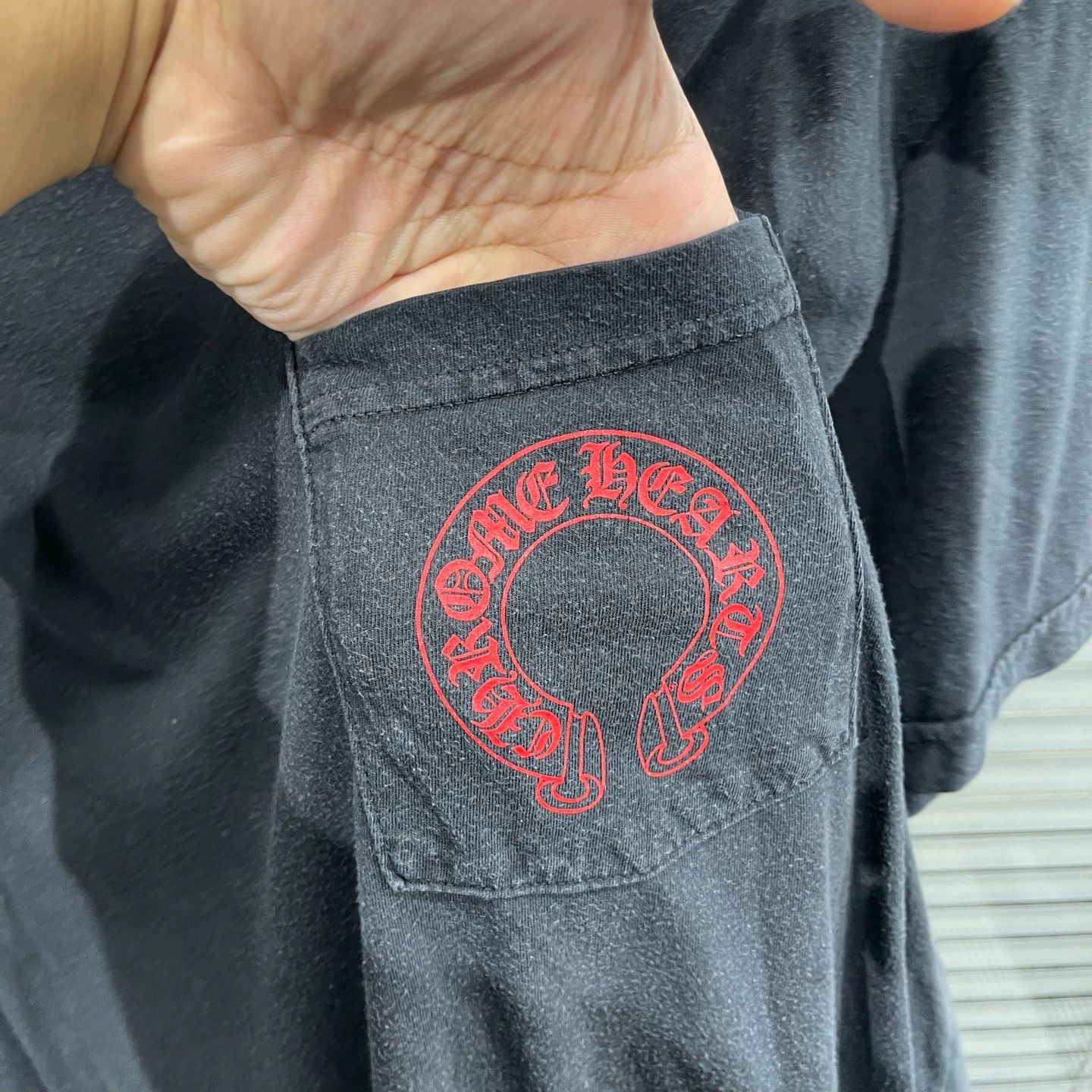 Chrome Hearts Chrome Hearts Black Phantom Red Cross Short Sleeve Tee Size US L / EU 52-54 / 3 - 4 Thumbnail