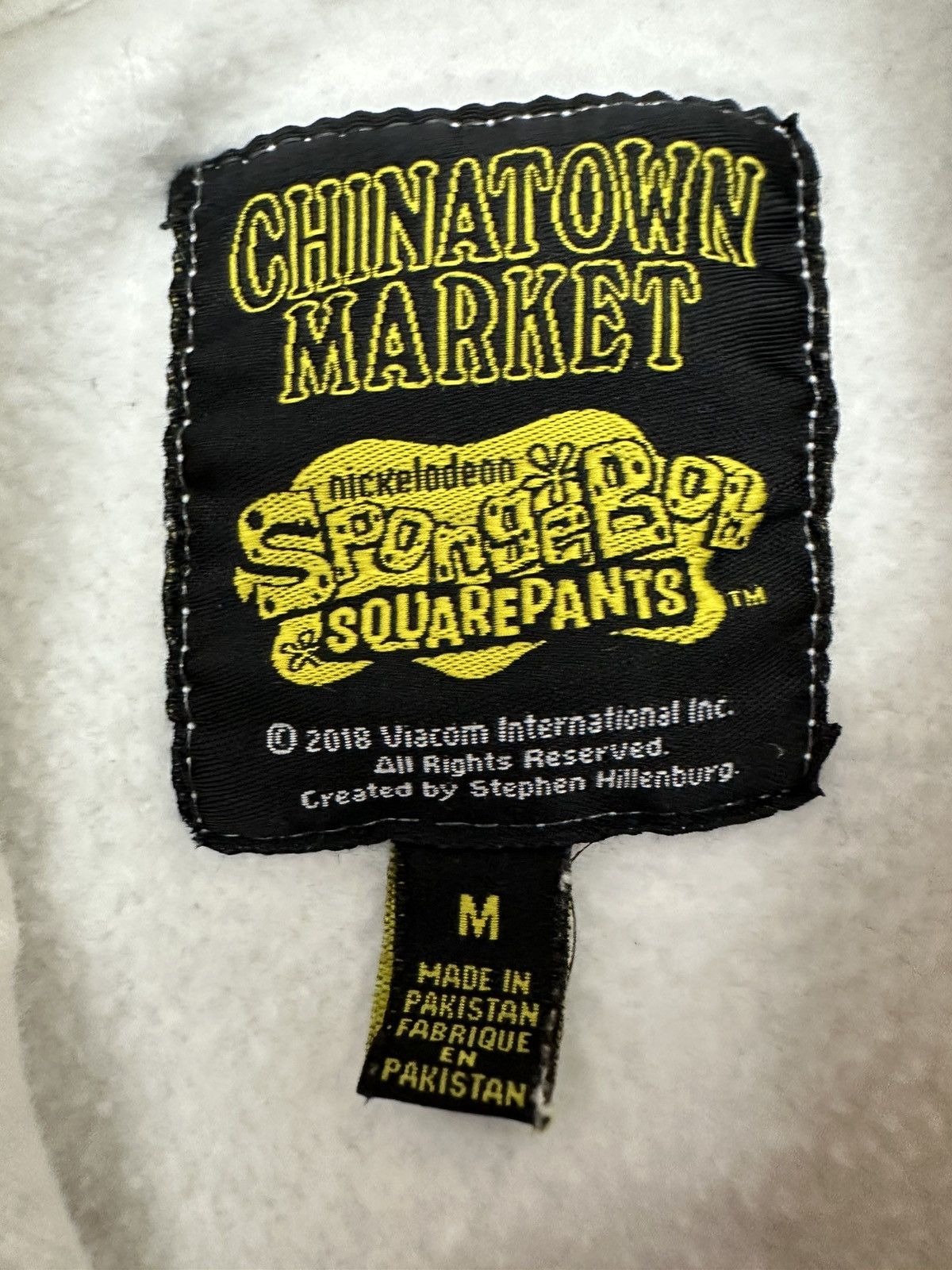 Market Chinatown Market x SpongeBob White Flower Logo Hoodie Size US M / EU 48-50 / 2 - 7 Thumbnail