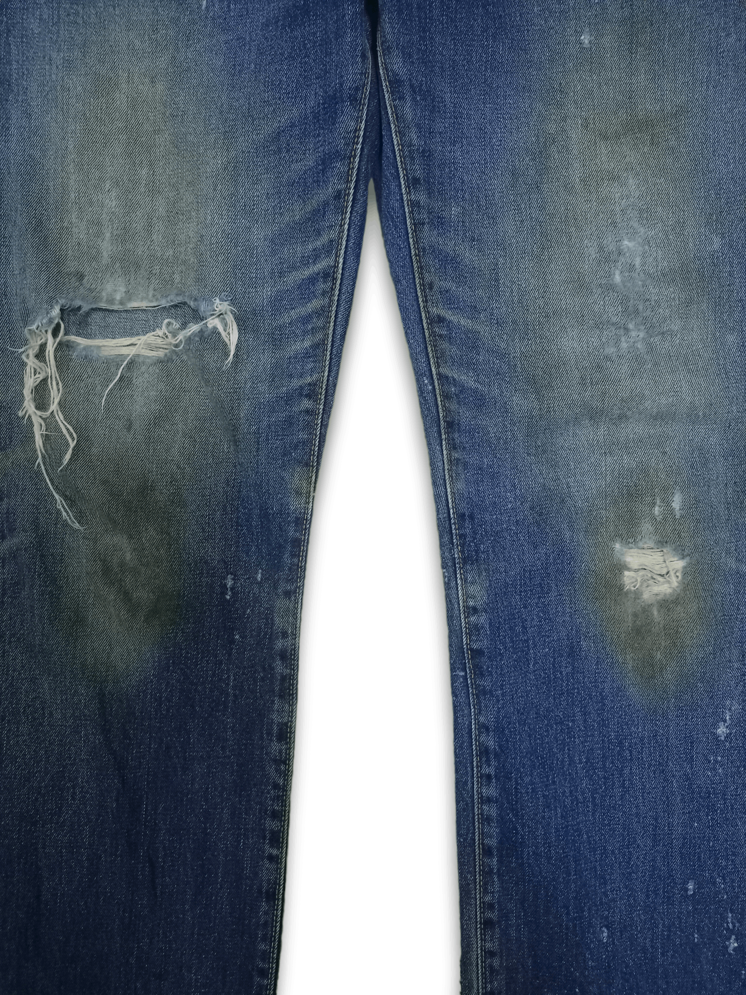 Levi's × Levi's Vintage Clothing Vintage Levis 502 Painted Mud Wash Baggy Jeans Size US 35 - 6 Thumbnail