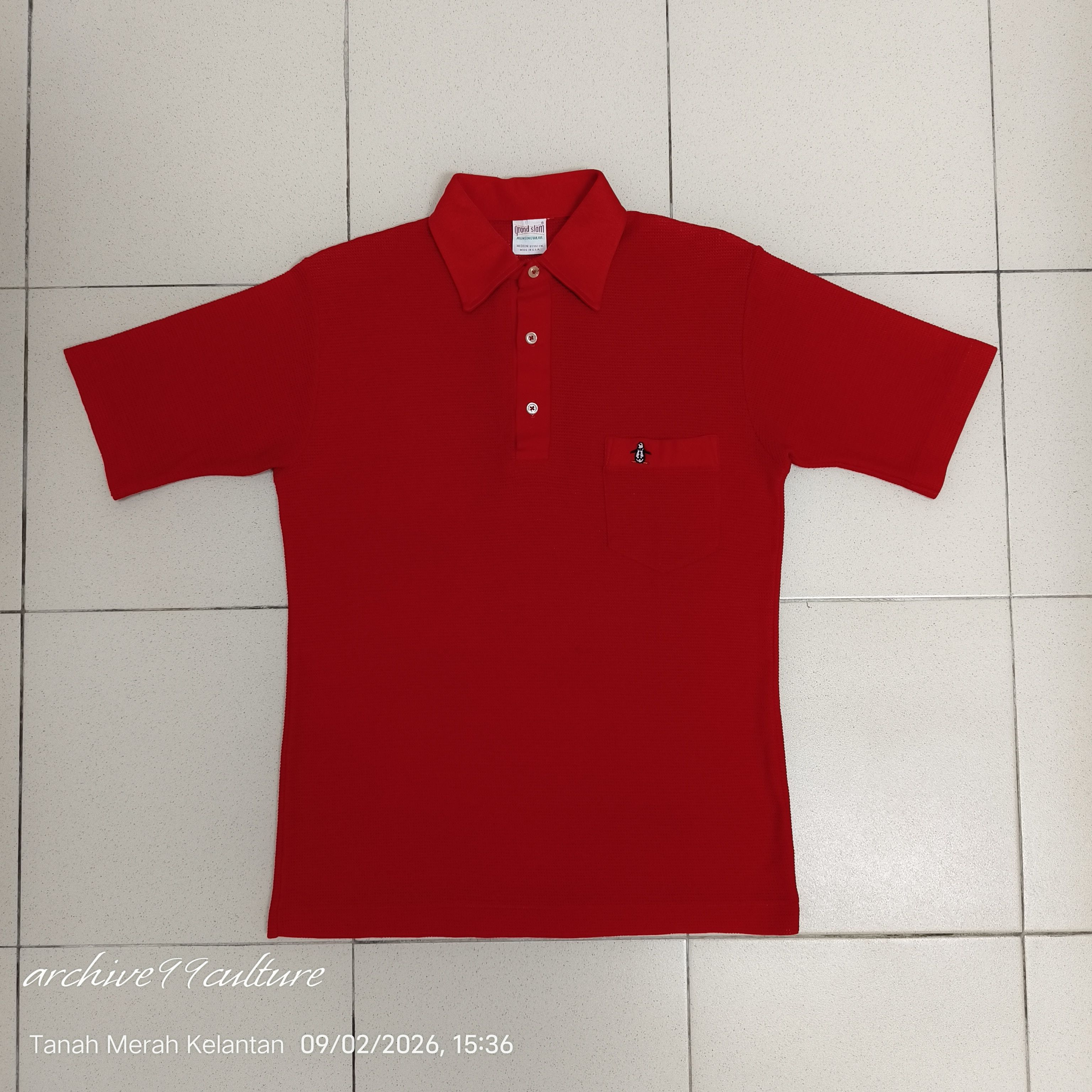 Vintage Vintage 80s Grand Slam Munsingwear Polo Shirt Made in USA Size US S / EU 44-46 / 1 - 1 Thumbnail