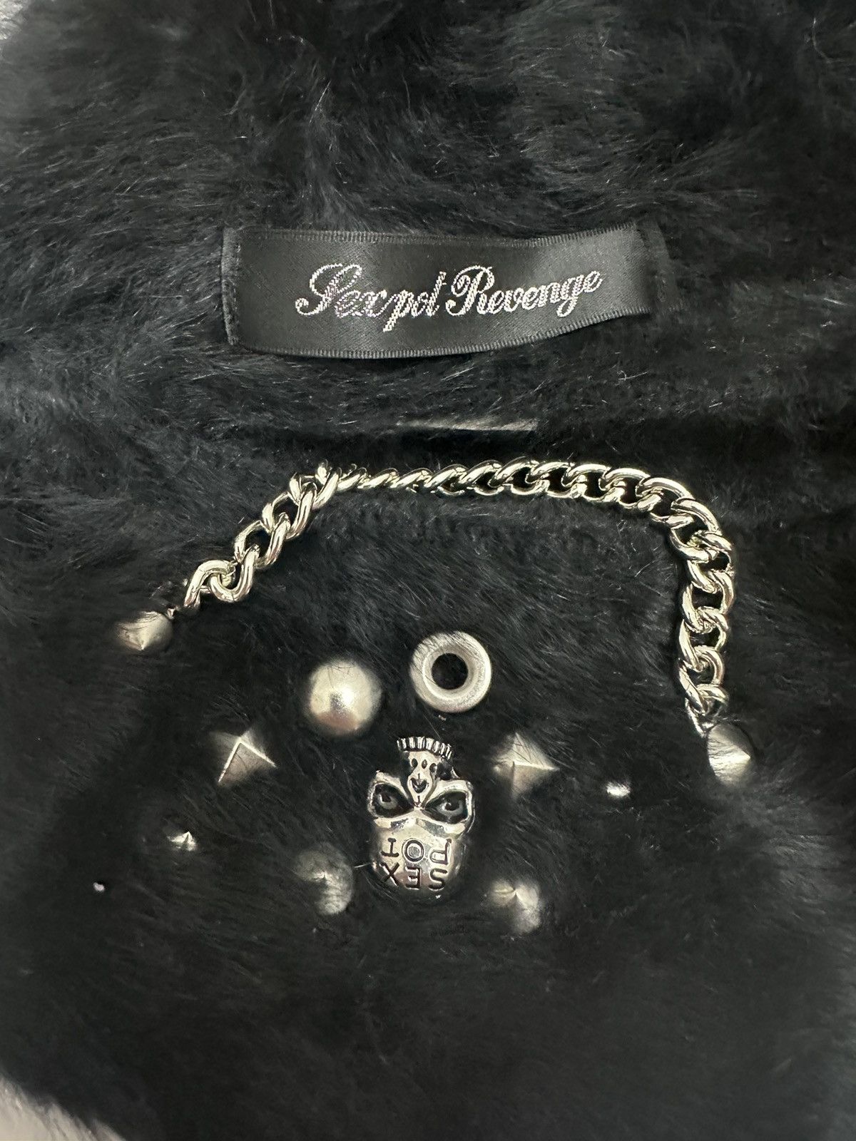 Japanese Brand × Vintage RARE ‼️ Punk Rock SEXPOT REVENGE Mohair Fur Cap Size ONE SIZE - 6 Thumbnail