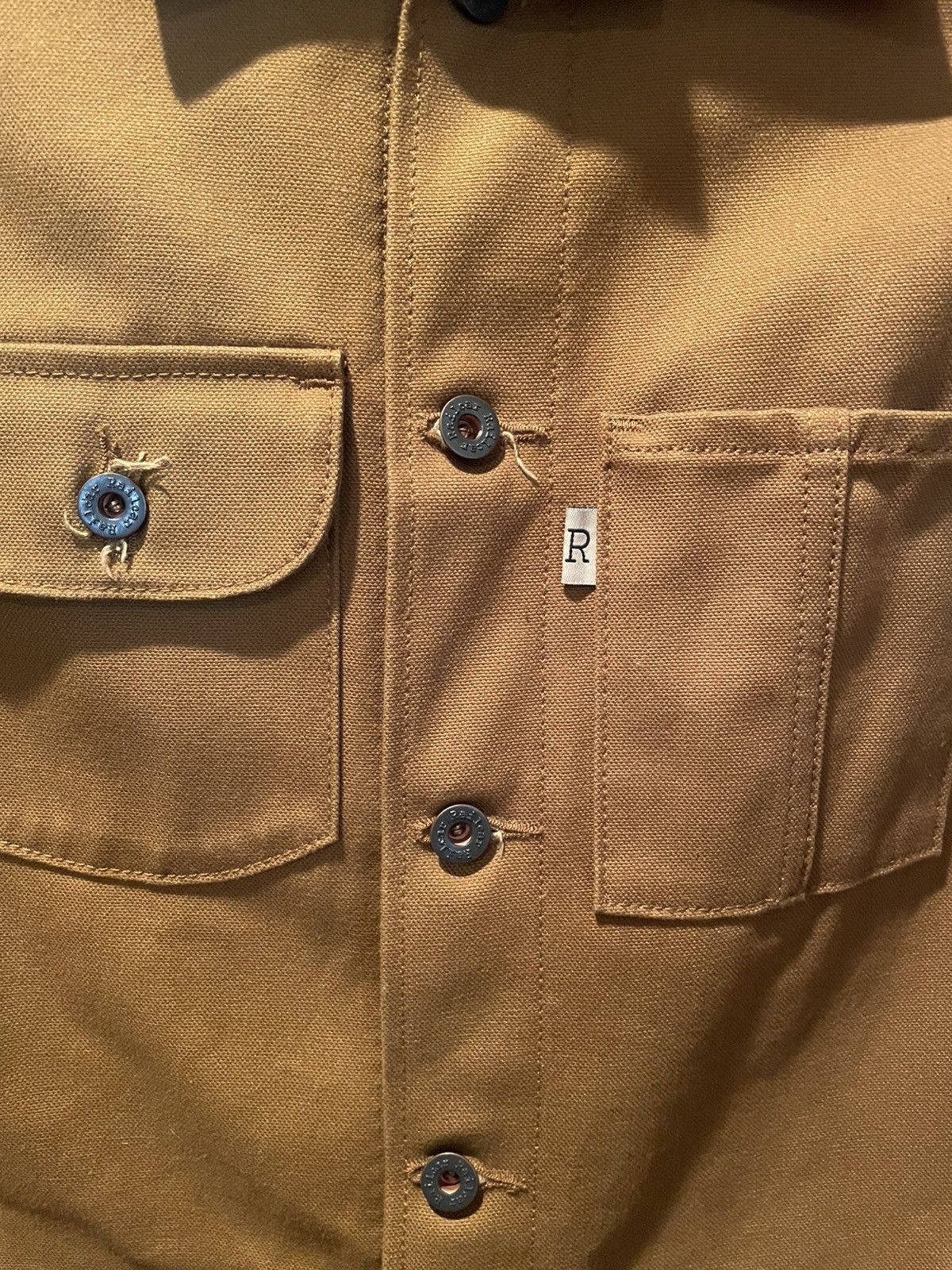 Railcar Fine Goods Chore Coat 12oz Duck in Brown, Men's — image 5 of 6