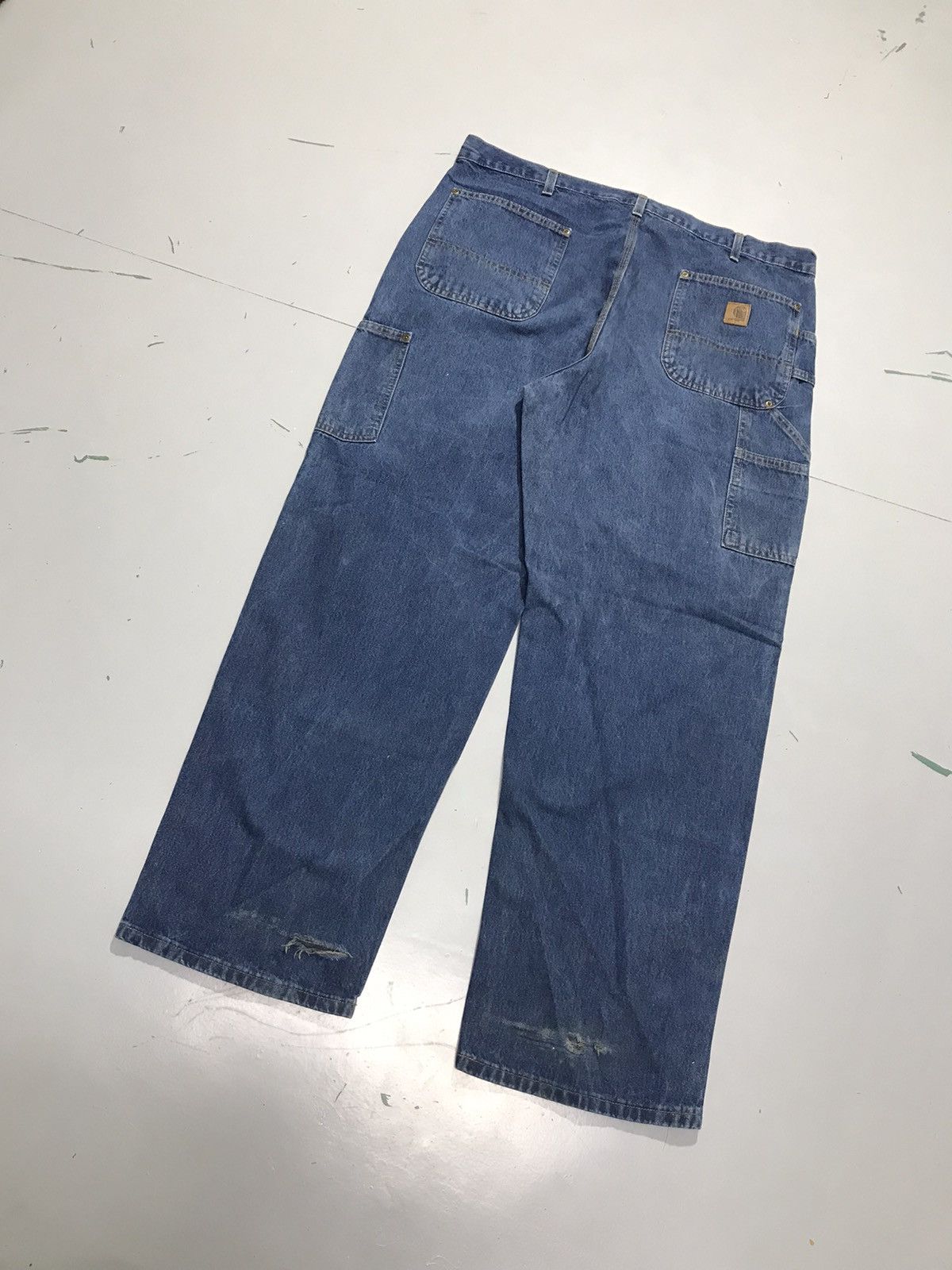 Carhartt Vintage Carhartt B273 DST double knee denim workwear Size US 40 / EU 56 - 7 Thumbnail