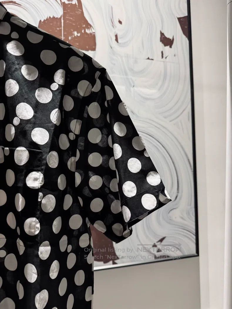 Saint Laurent Paris Saint Laurent Paris size 40 Poster Style Polka Dot Shirt S Size M / US 6-8 / IT 42-44 - 2 Thumbnail