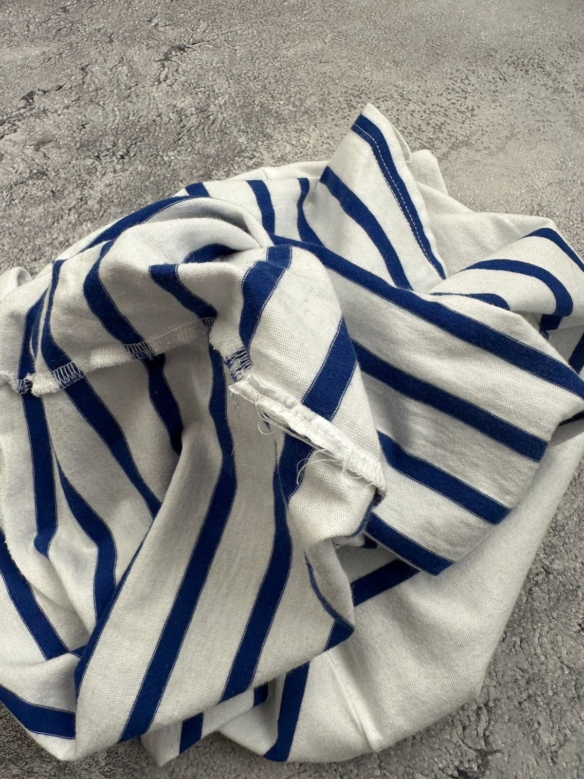 Sezane Sezane Paris Amour T-Shirt Blue Striped White Tee Size S Size S / US 4 / IT 40 - 9 Thumbnail