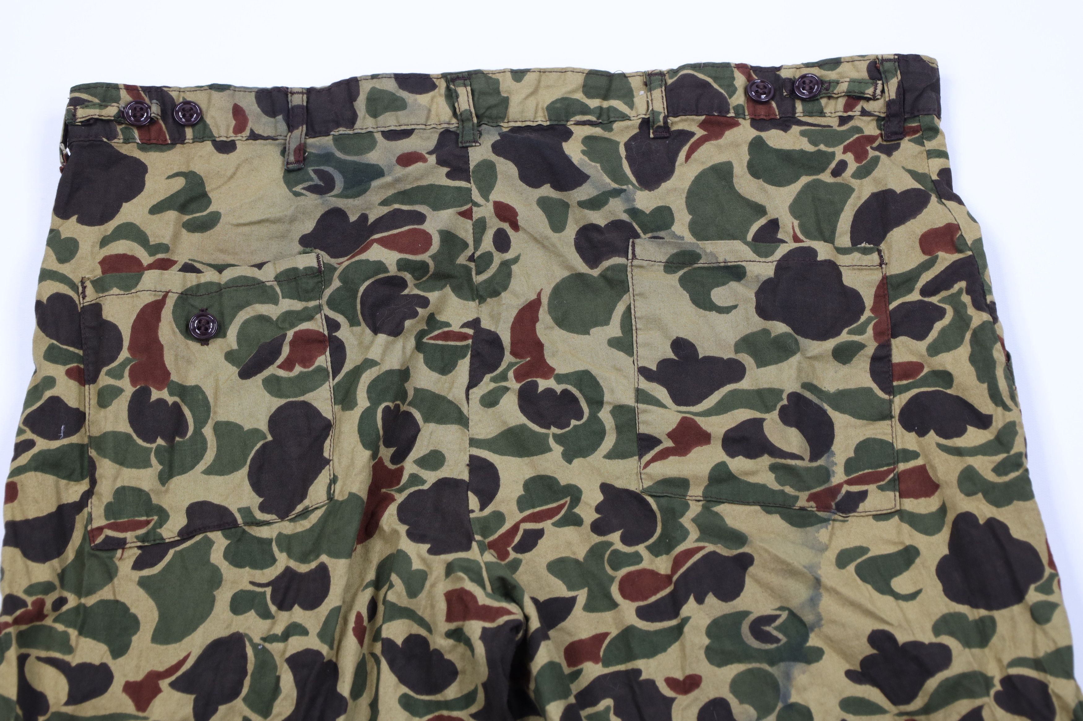 Vintage Vintage 70s Streetwear Frogskin Camouflage Wide Leg Pants Size US 36 / EU 52 - 12 Thumbnail
