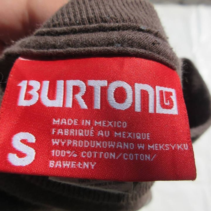 Burton Burton Brown T shirt tee In Very Good Condition Size US S / EU 44-46 / 1 - 2 Thumbnail