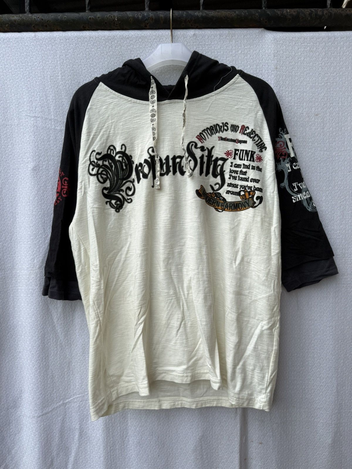 Yohji Yamamoto Bullet Noise Yakuza Girl Hoodie Size US L / EU 52-54 / 3 - 3 Thumbnail
