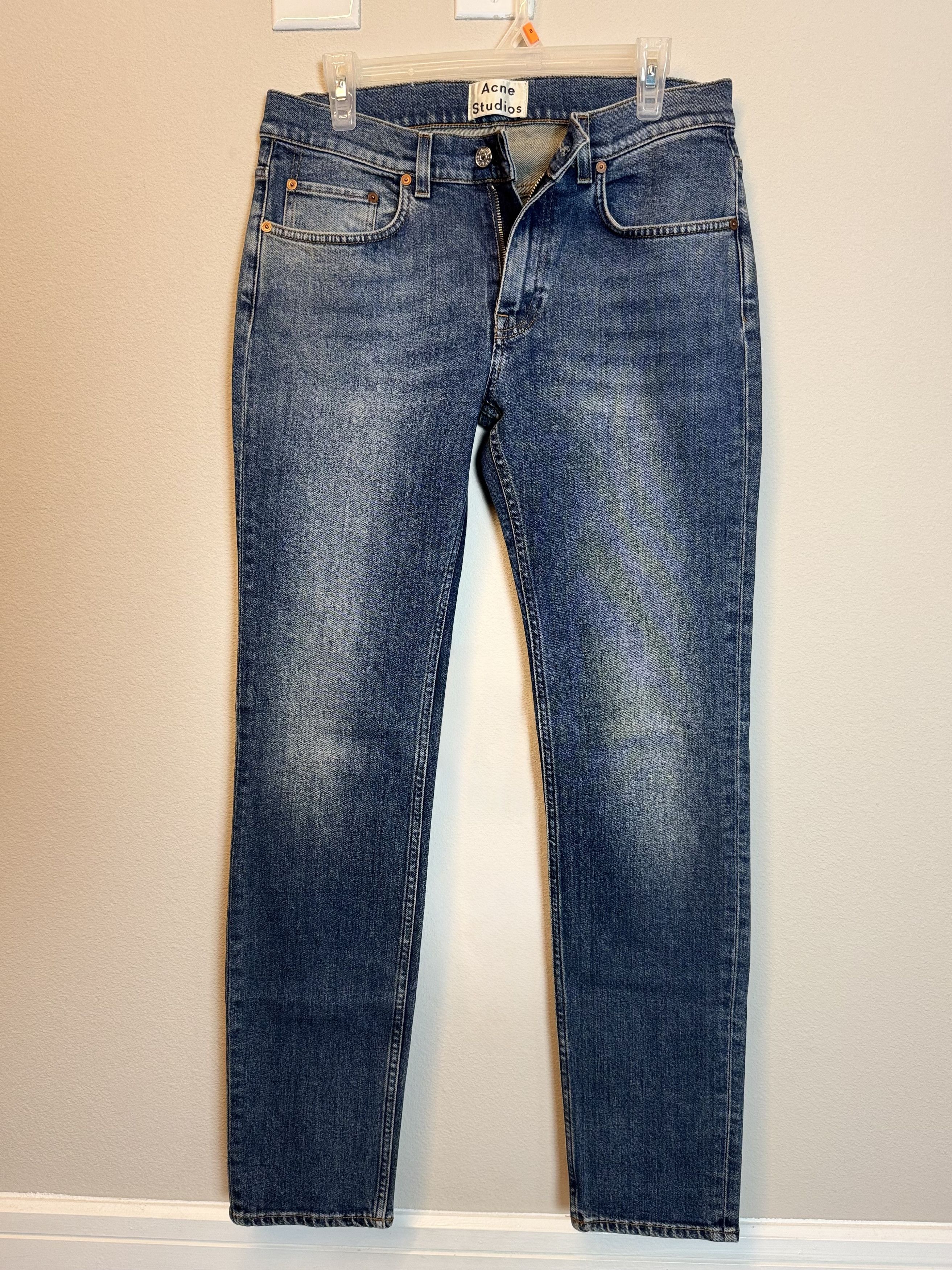 Acne Studios Acne Studios Indigo Washed Denim Size US 32 / EU 48 - 1 Thumbnail