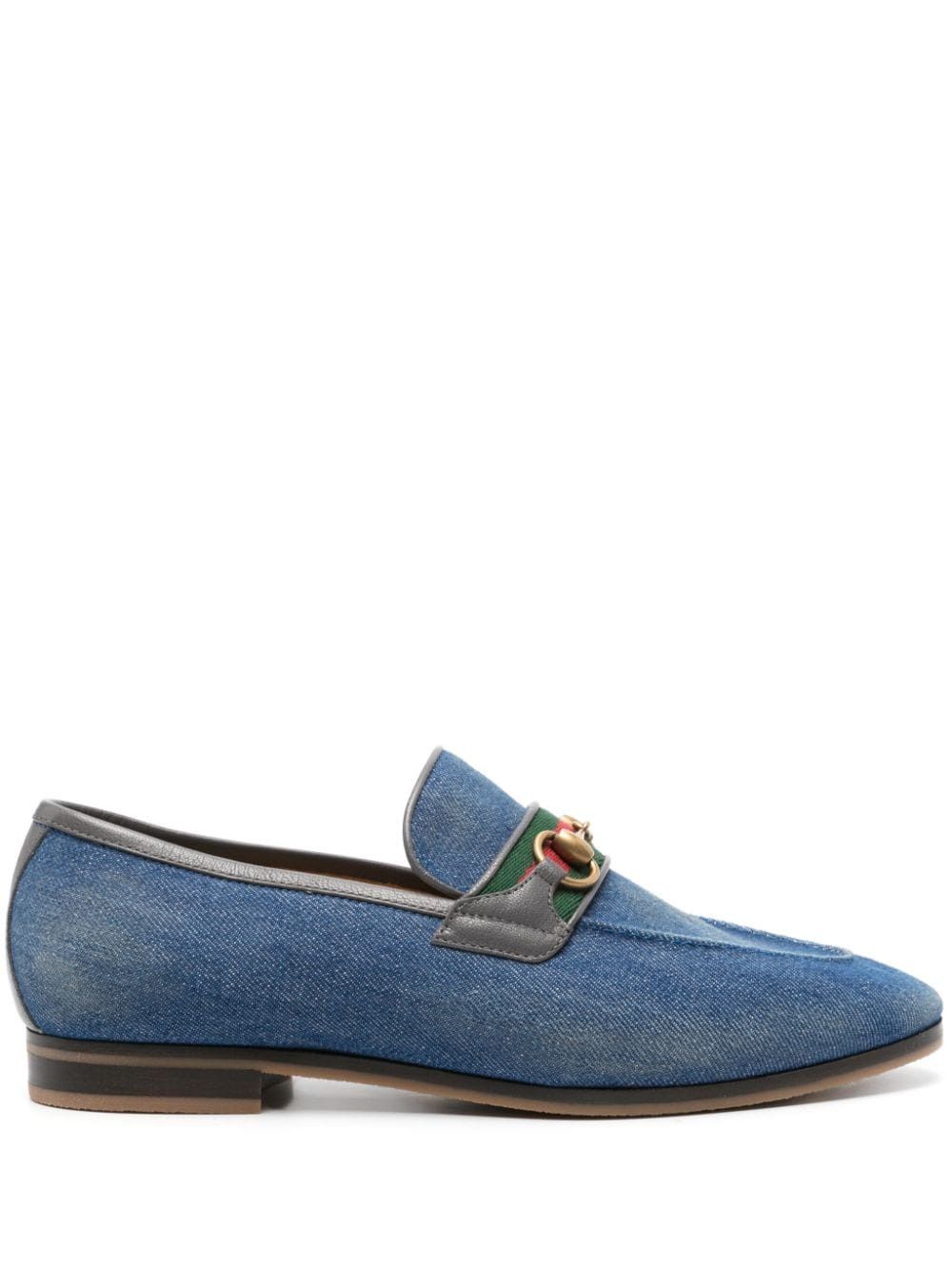 Gucci Denim Loafer with Horsebit Size US 8 / EU 41 - 1 Thumbnail