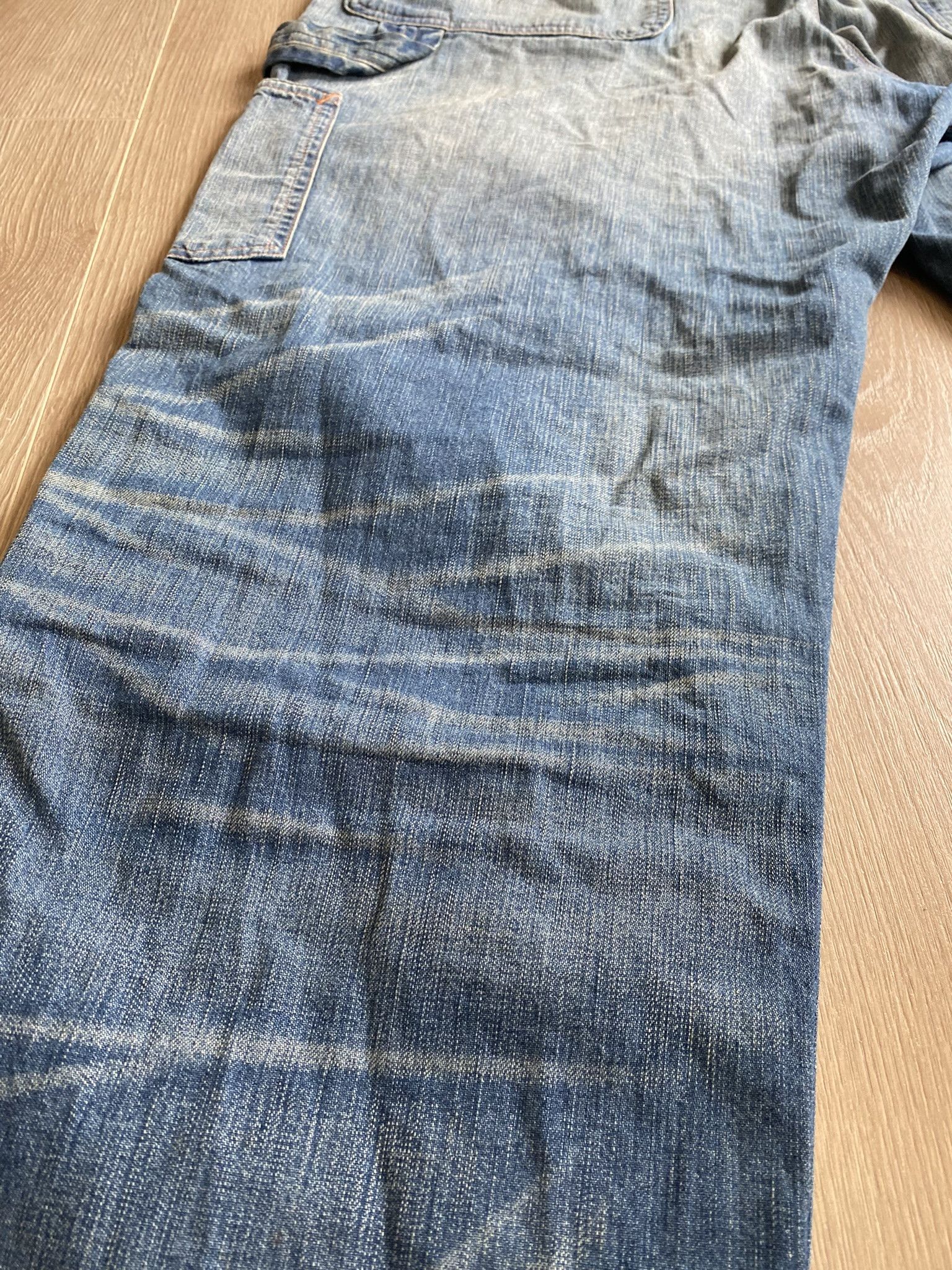 RRL Ralph Lauren Polo Ralph Lauren Relaxed Fit Distressed Carpenter Jean Size US 38 / EU 54 - 15 Thumbnail