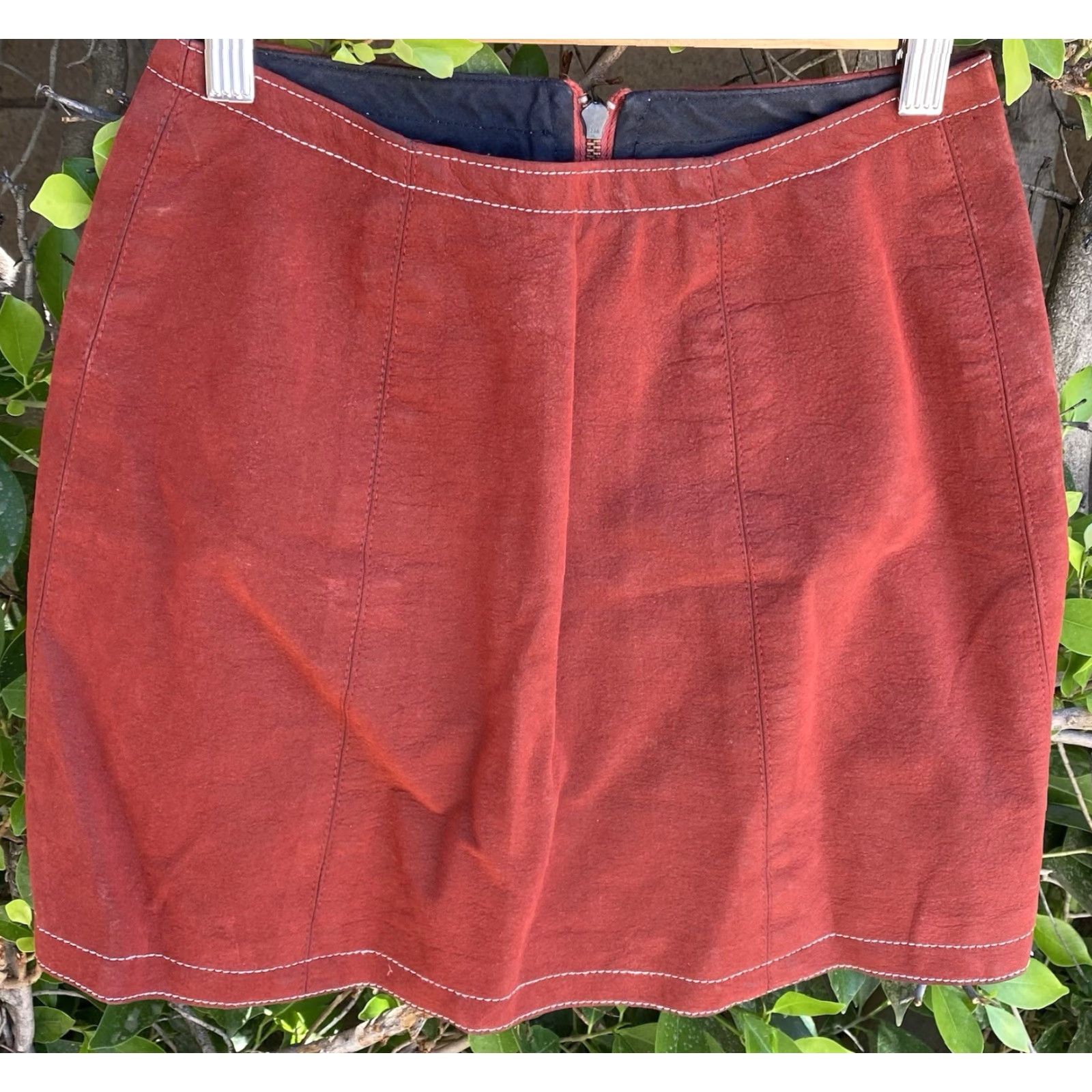 Vintage VINTAGE Rough Rider Napa Calif Mini Skirt Western Hippy Cowgirl Sz 5/6 Brown Cotton Blend 1970s Mens Womens Girls? Size 28" / US 6 / IT 42 - 7 Thumbnail