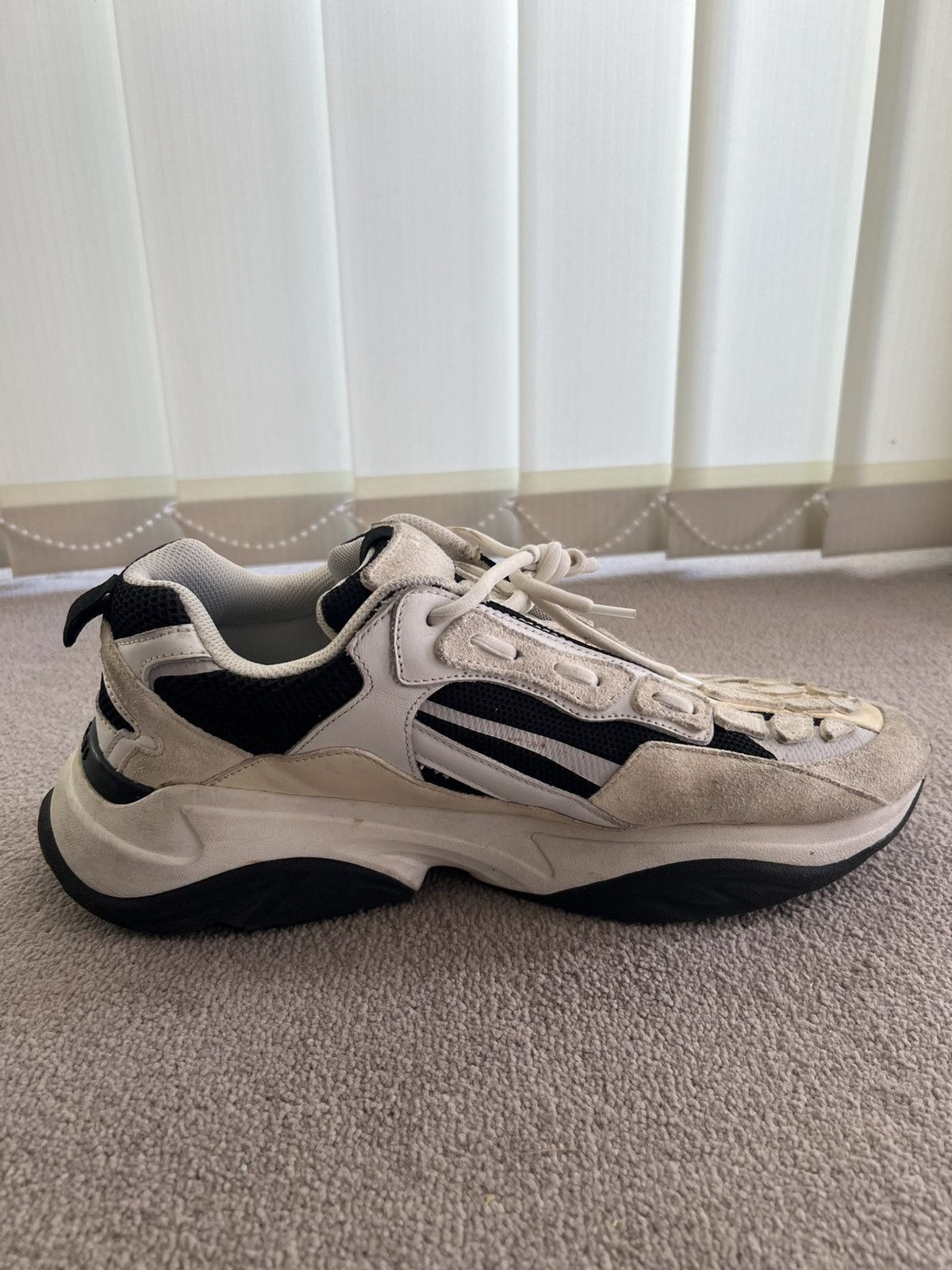 Amiri Amiri Bone Runner Size US 12 / EU 45 - 5 Thumbnail