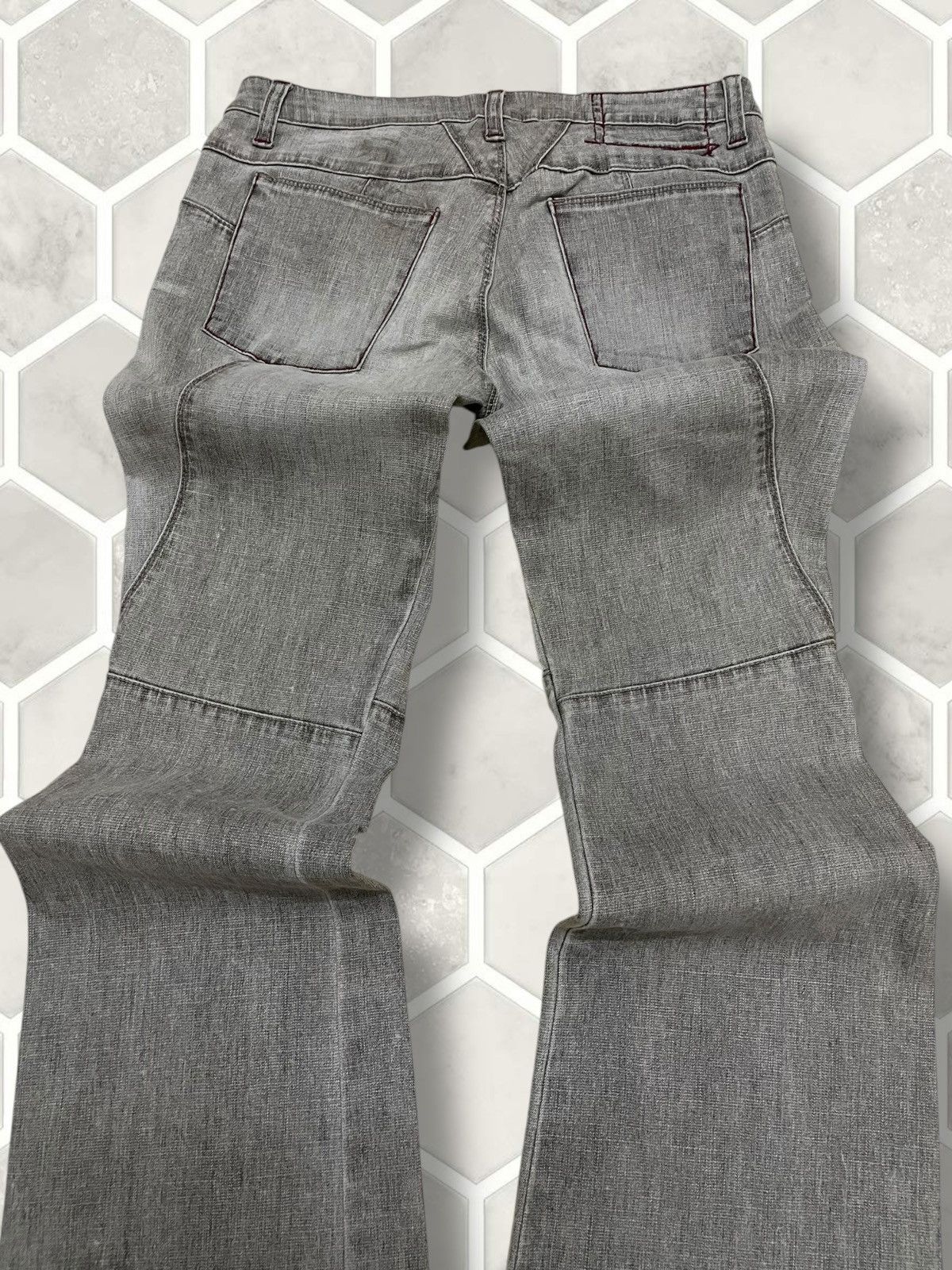 Marithe + Francois Girbaud Vintage Authentic Designer Marithe Francois Girbaud Flared Size US 29 - 12 Thumbnail