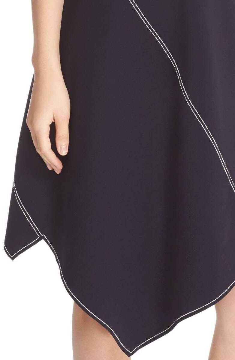 Stella McCartney Stella McCartney Topstitch Asymmetrical Dress Size M / US 6-8 / IT 42-44 - 2 Thumbnail