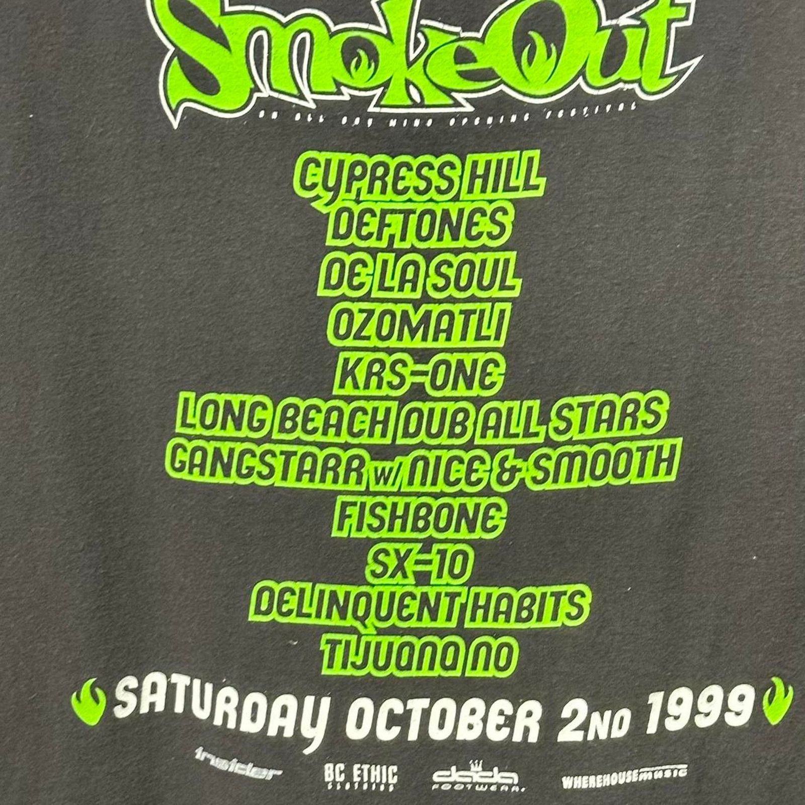 Vintage Vintage 1999 cypress hill smokeout Size US L / EU 52-54 / 3 - 1 Thumbnail